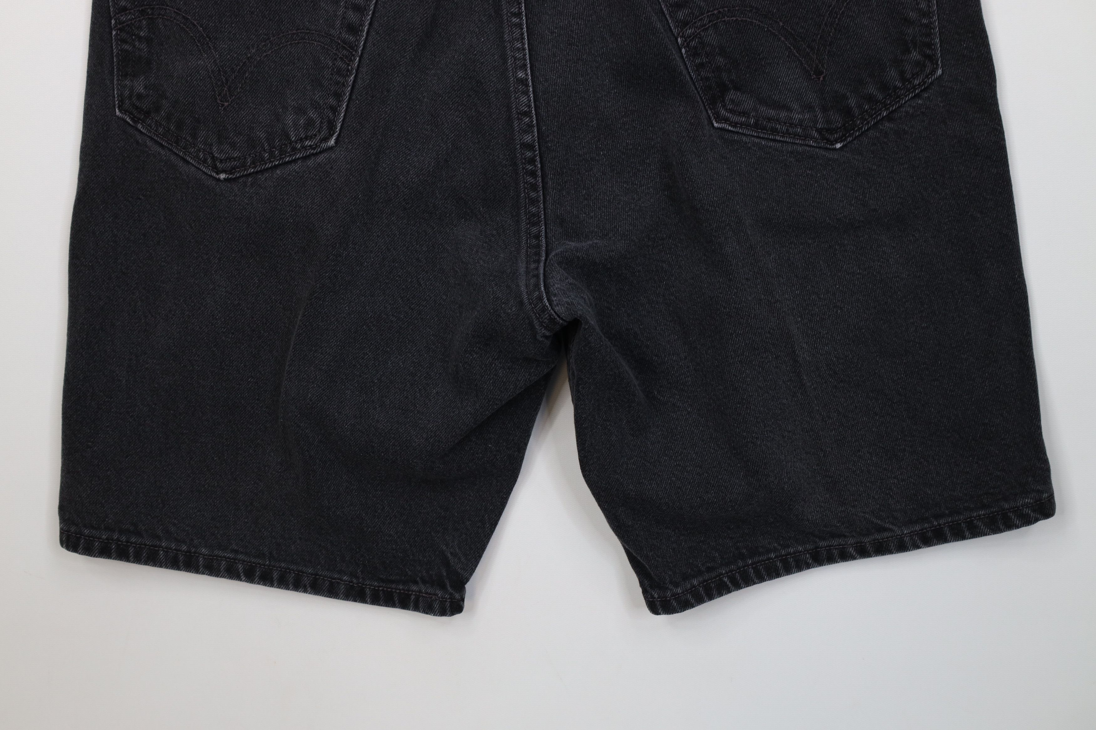 Levi's Vintage Y2K 2003 Levis 505 Fit Denim Jean Shorts Black Size US 36 / EU 52 - 11 Thumbnail
