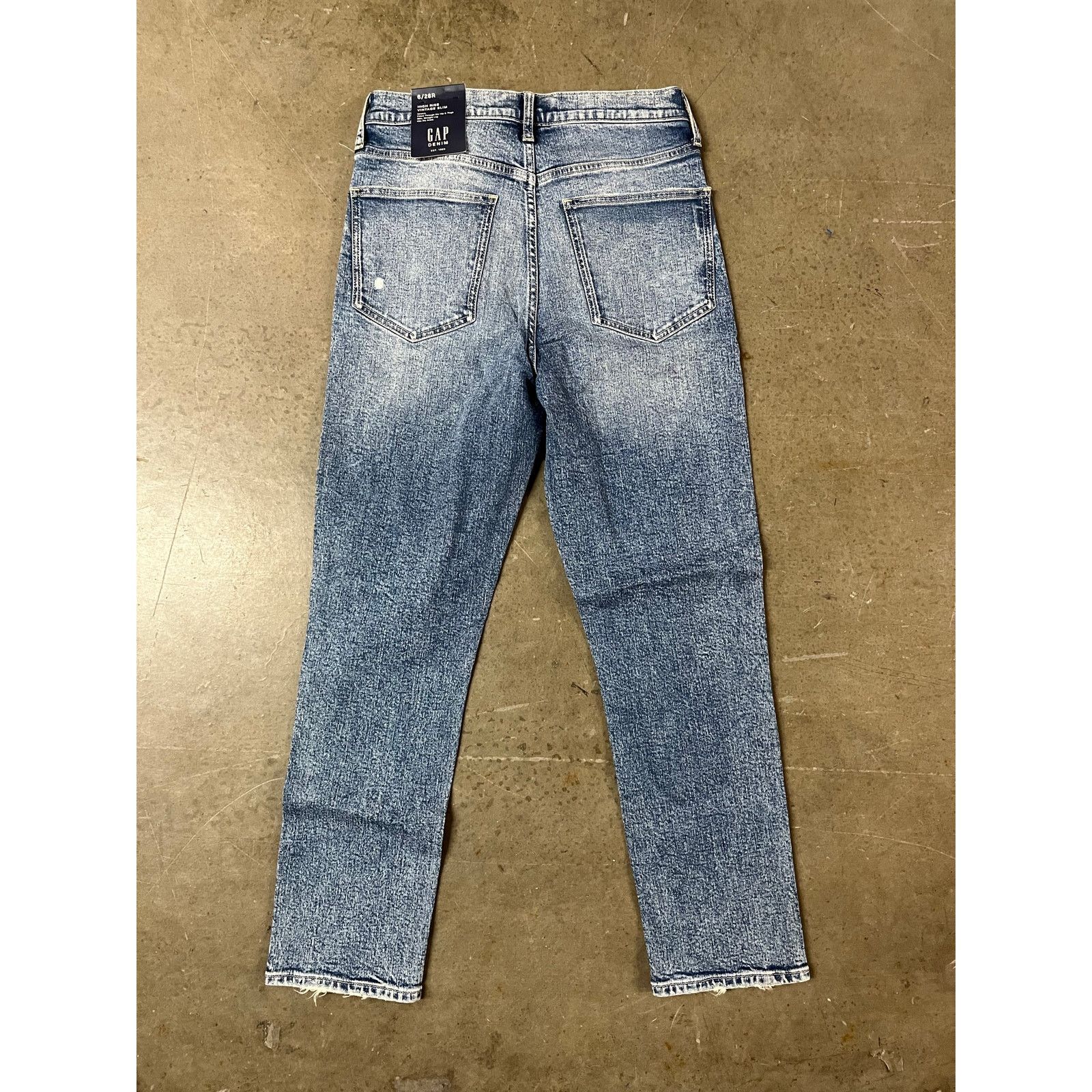 Gap Gap Women - High Rise Vintage Slim / 28R / NWT Size 28" / US 6 / IT 42 - 2 Thumbnail