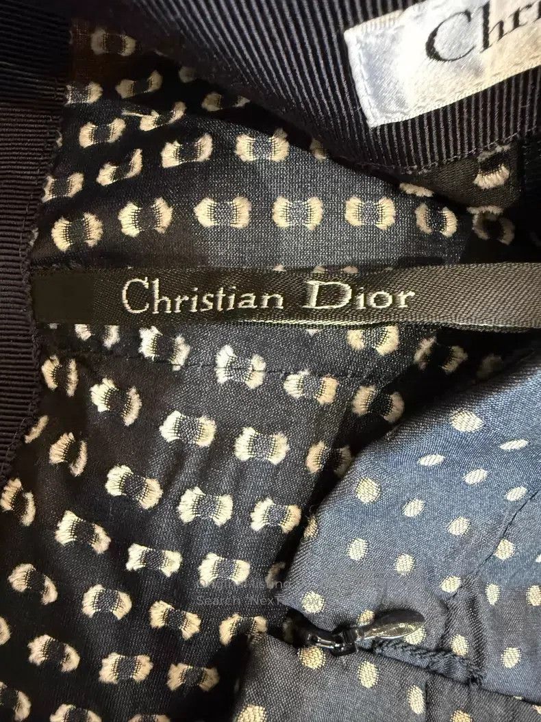 Dior Dior Blue polk dot mulberry silk shorts Size 25" / US 0 / IT 36 - 6 Thumbnail