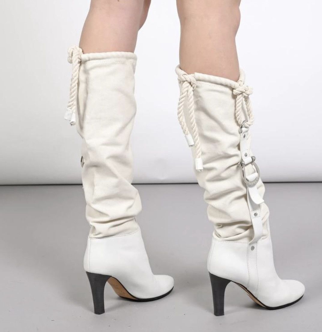 Celine Celine White Heels Size US 6 / IT 36 - 2 Thumbnail