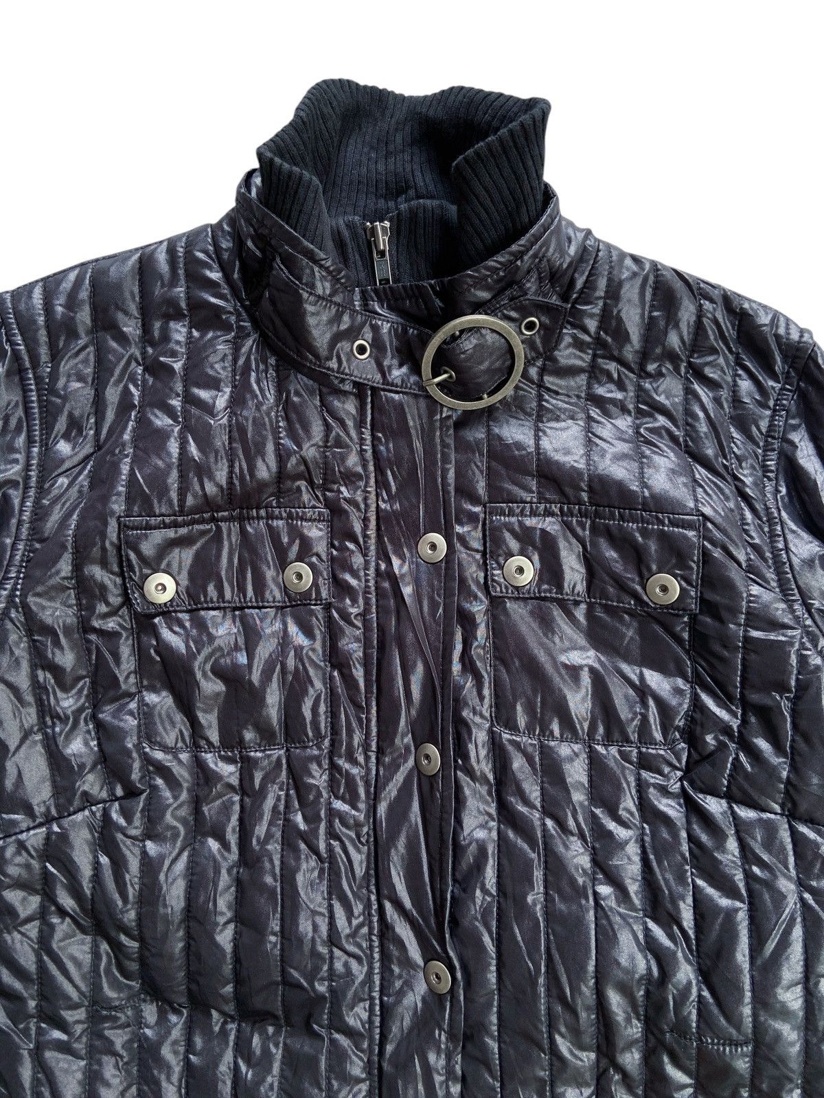 Japanese Brand MINI CHOPPER CAR BLACK CASUAL ZIP JACKET Size US S / EU 44-46 / 1 - 7 Thumbnail