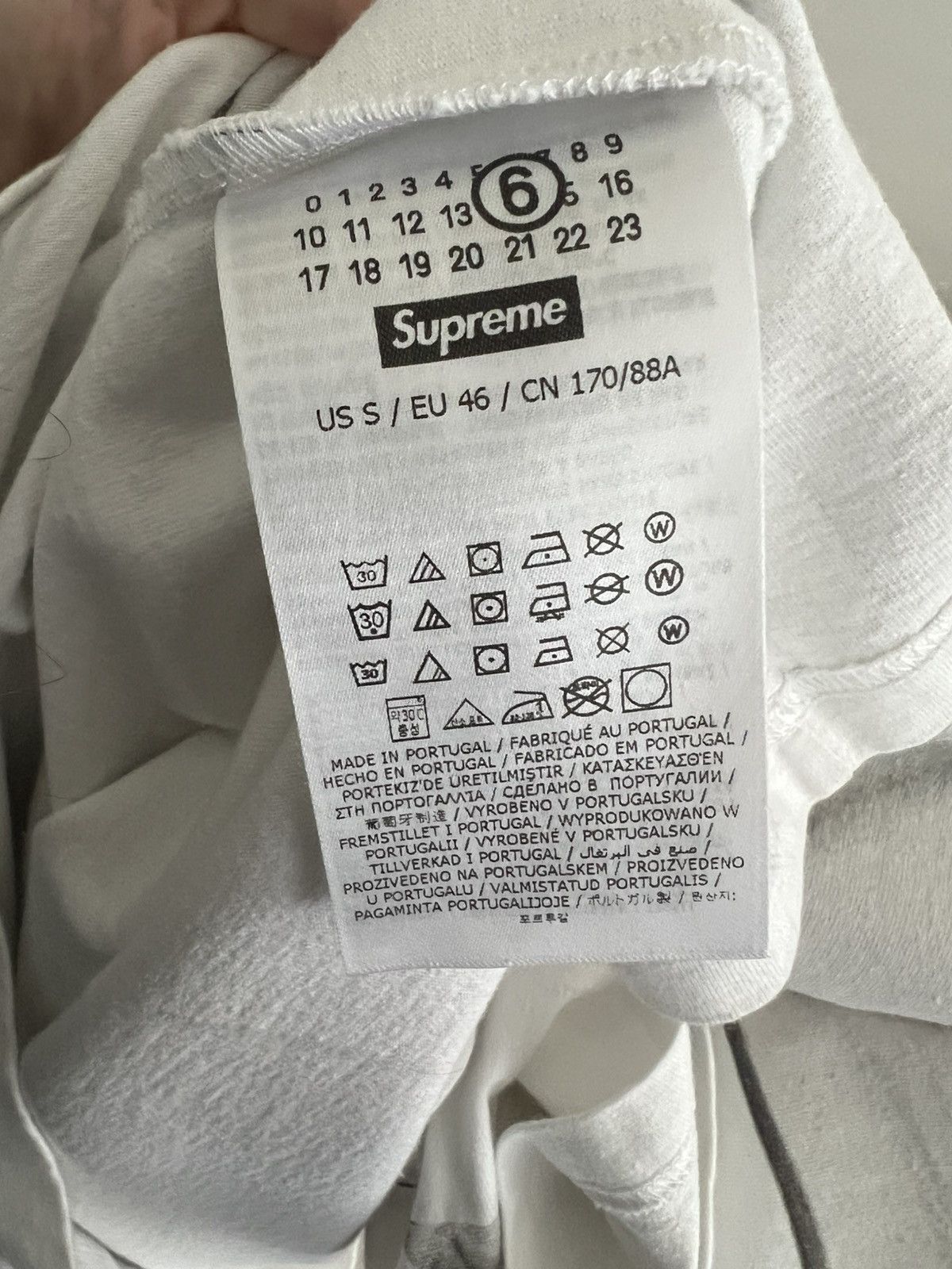 Maison Margiela × Supreme Size Small Supreme MM6 Box Logo Tee Size US S / EU 44-46 / 1 - 8 Thumbnail