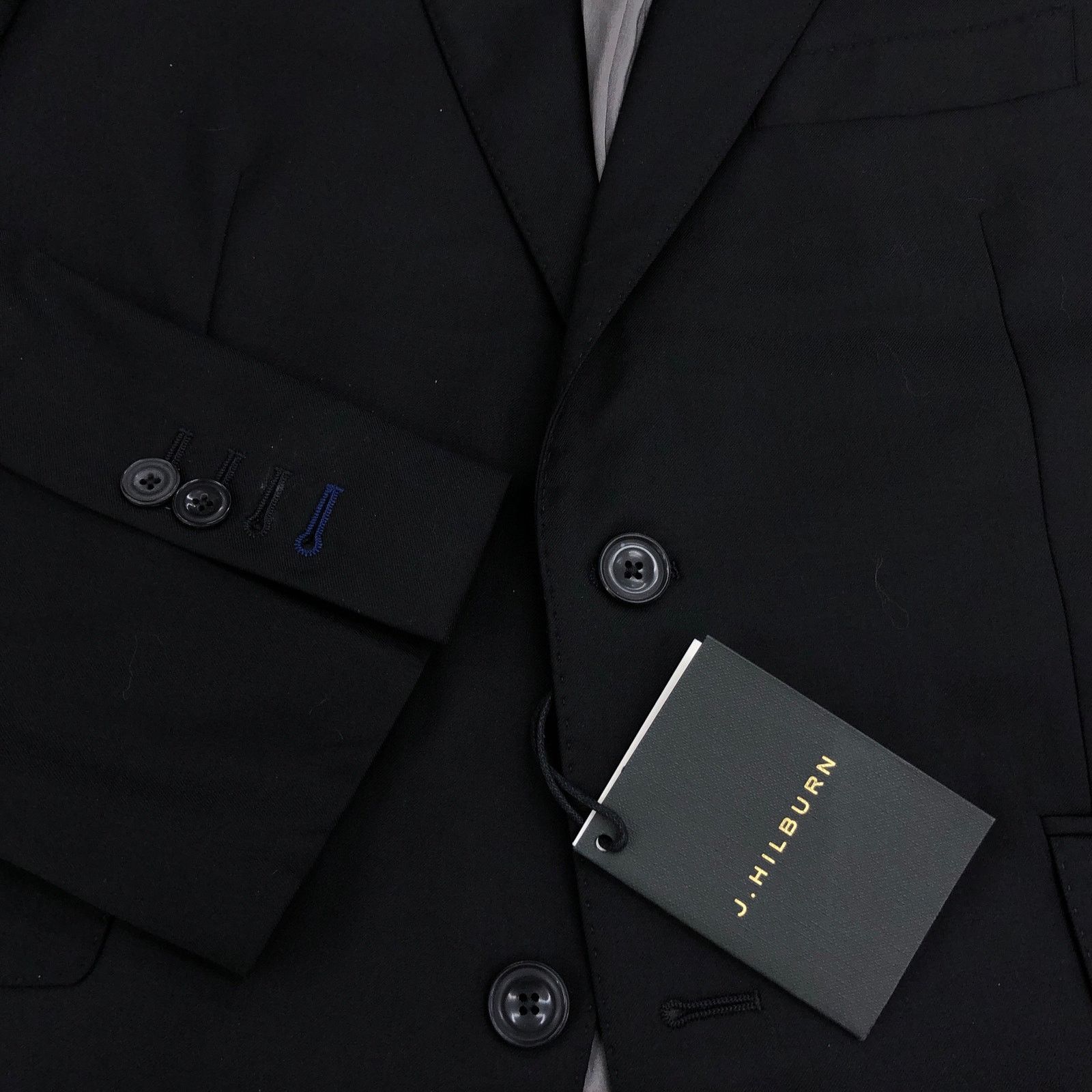 J.Hilburn J Hilburn 40S Sport Coat Blazer Revenge Super 150s Bespoke Size 40S - 17 Thumbnail