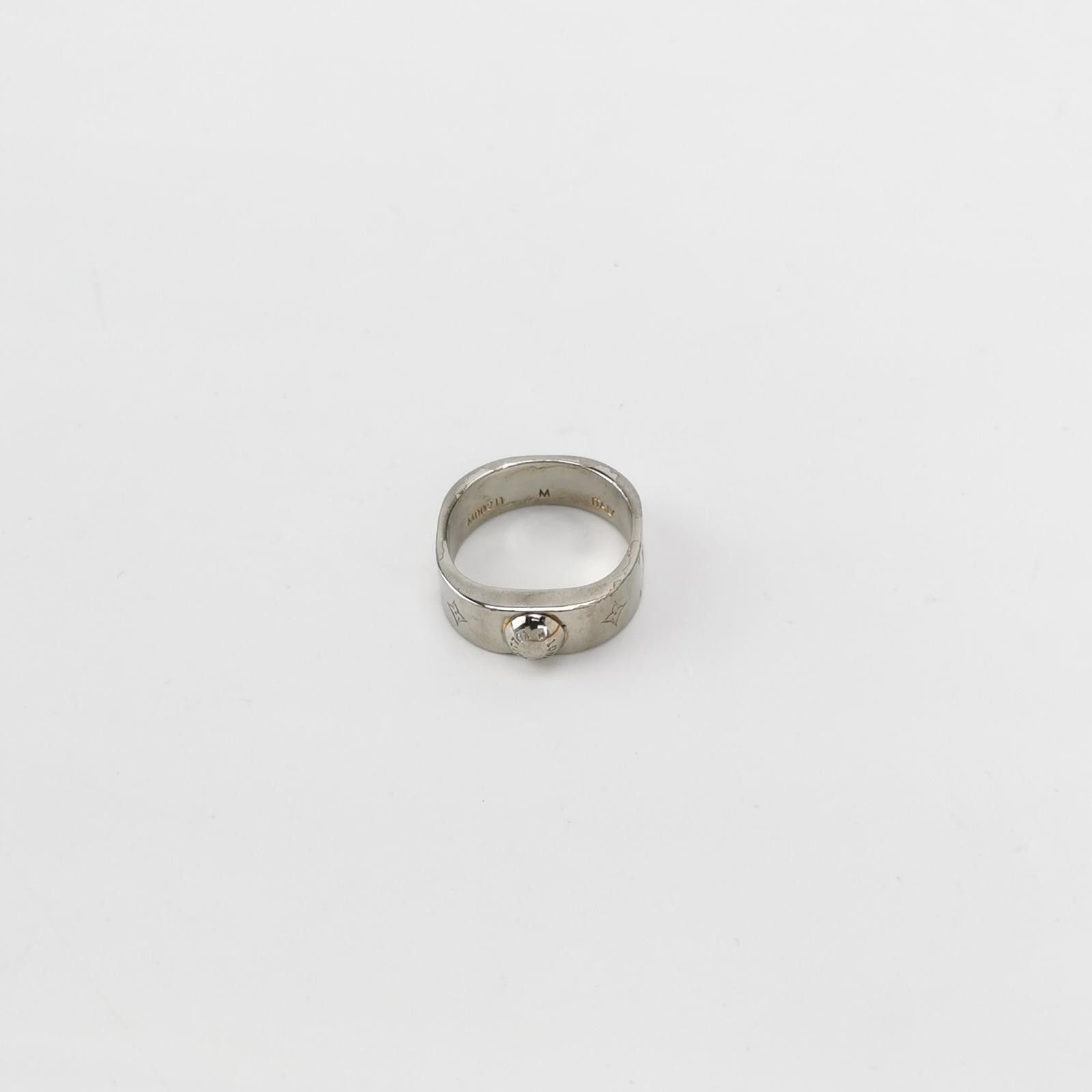 Louis Vuitton (LV) Nanogram Logo Ring Size 14 -z2505