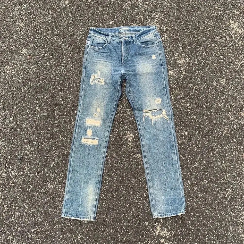 HARE 💥GRAIL💥HARE JEANS 30x31 RIPPED TROUSERS DENIM RUGGED PANTS Size US 30 / EU 46 - 1 Thumbnail