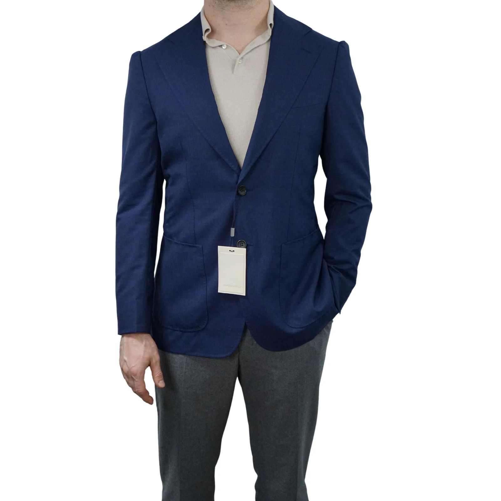 Suitsupply Men Suitsupply Blazer Havana Patch Wide Label FL S120 US38 Size 38R - 1 Thumbnail