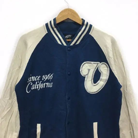 Vans Vtg VANS Off The Wall Skateboard Varsity Jacket Sweater Size L / US 10 / IT 46 - 3 Thumbnail