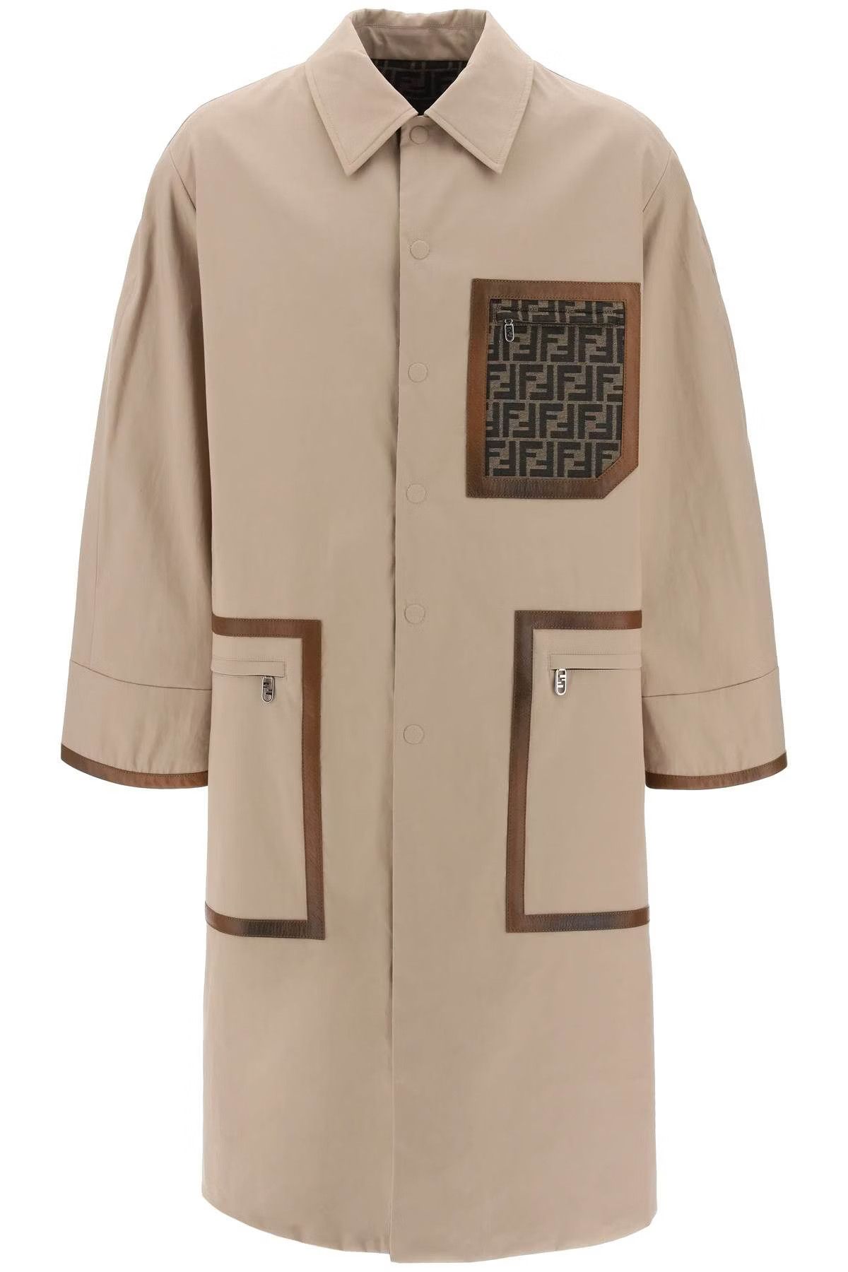 Fendi o1s1wg110125 Coat in Beige Size US M / EU 48-50 / 2 - 1 Thumbnail