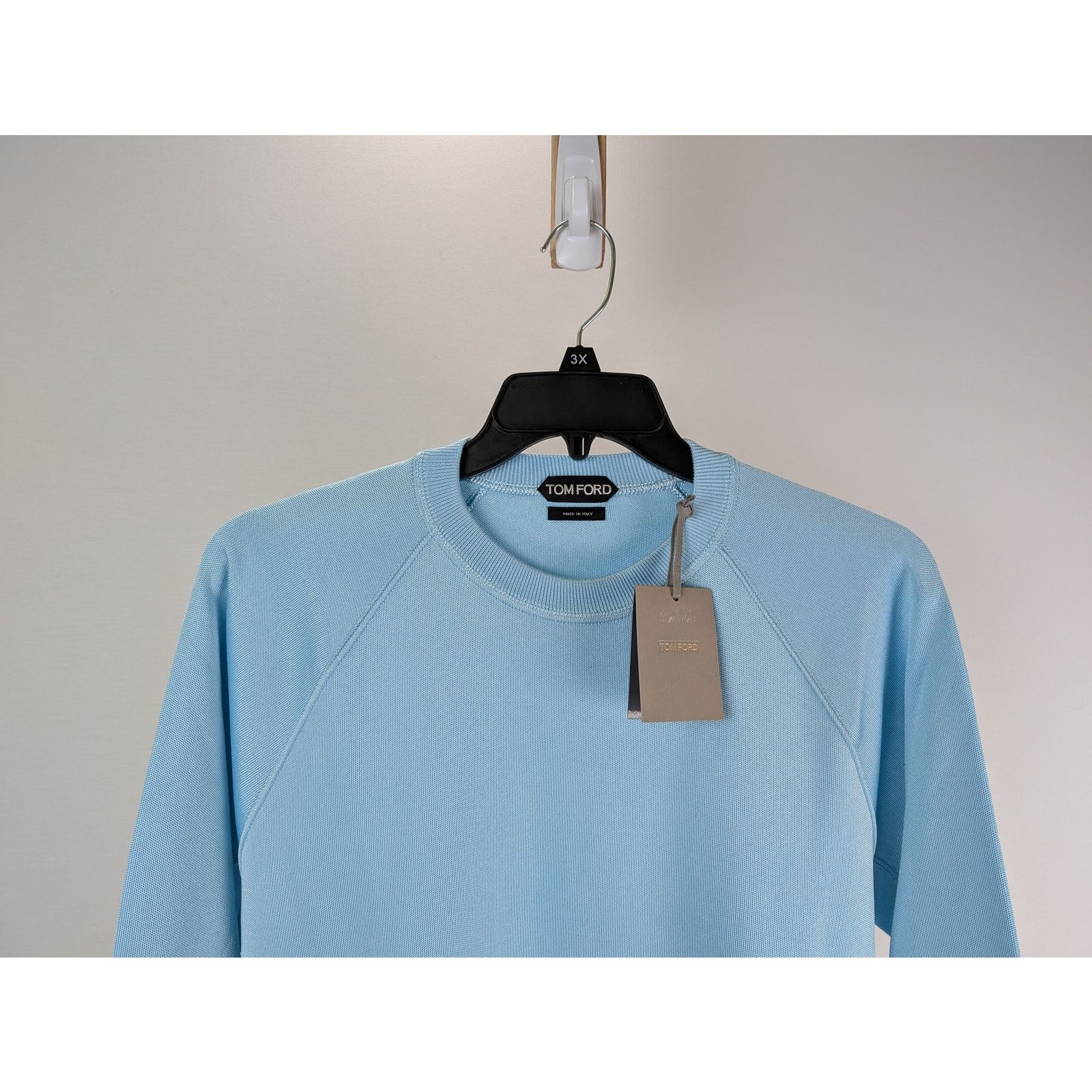 Tom Ford o1rshd1 Knitwear Sweatshirt Sweater in Light Blue Size US M / EU 48-50 / 2 - 3 Thumbnail