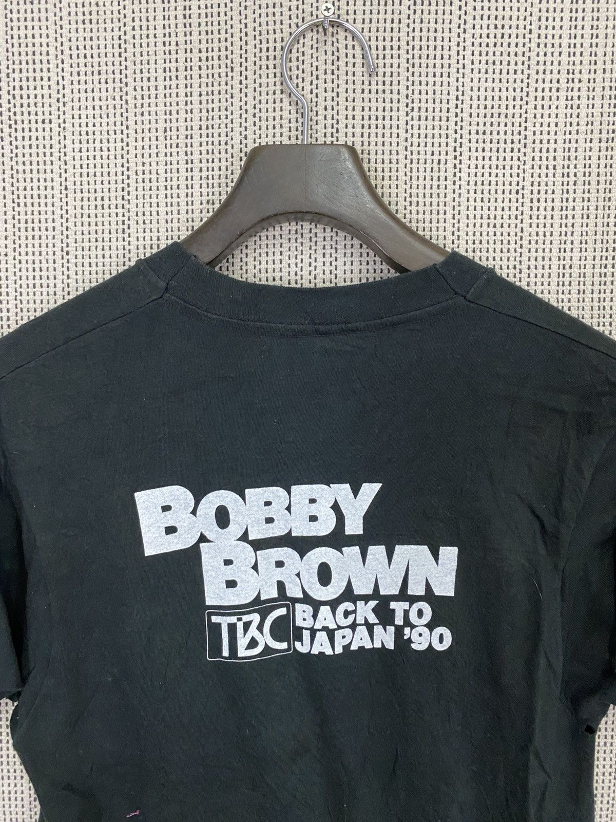 Band Tees × Vintage Vintage 90s bobby brown back to japan 1990 tour tshirt sz M Size US M / EU 48-50 / 2 - 3 Thumbnail
