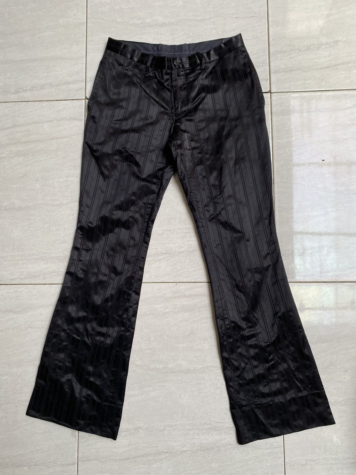 Issey Miyake TETE De HOMME Issey Miyake Flare Pants Size US 28 / EU 44 - 7 Thumbnail