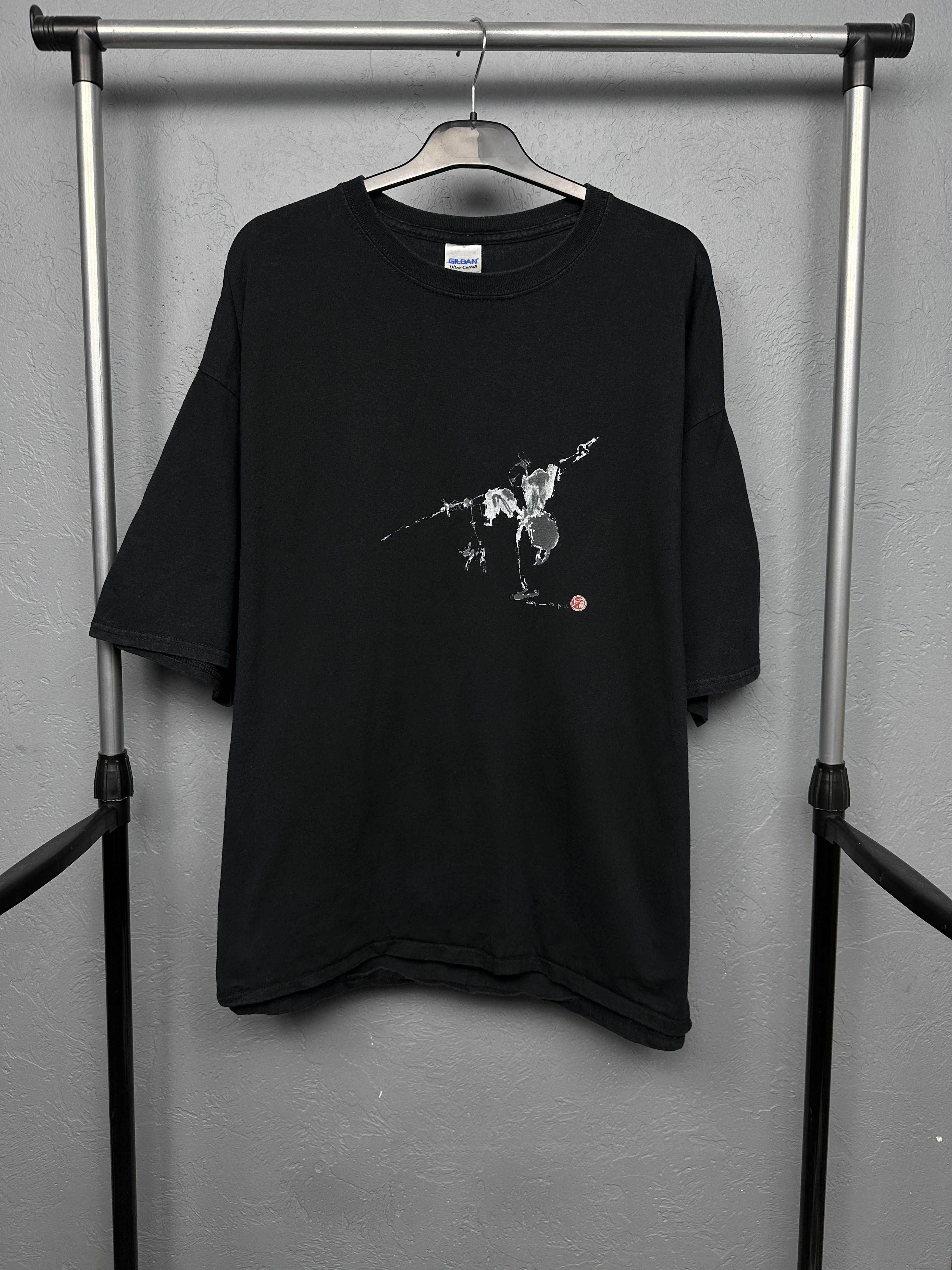 Japanese Brand Japanese Print 2004 Vintage Mens T-Shirt Size US XXL / EU 58 / 5 - 1 Thumbnail