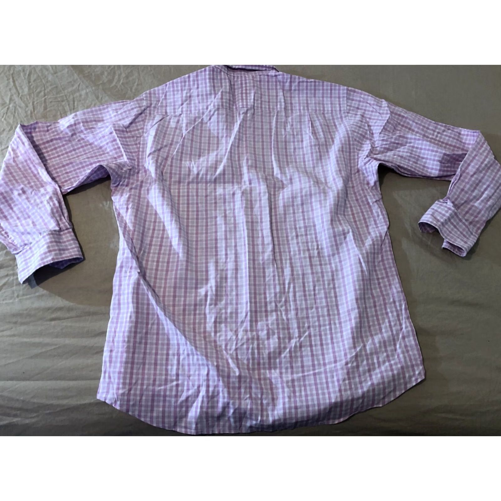 Southern Tide Southern Tide Shirt Mens M Purple Plaid Dress Button Size 40R - 6 Thumbnail