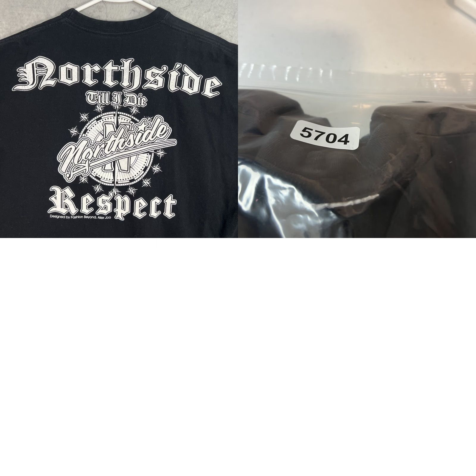 Vintage VINTAGE 2000s Y2K Northside Till I Die Hip Hop T-Shirt Adult 3XL Black Size US XXL / EU 58 / 5 - 8 Thumbnail