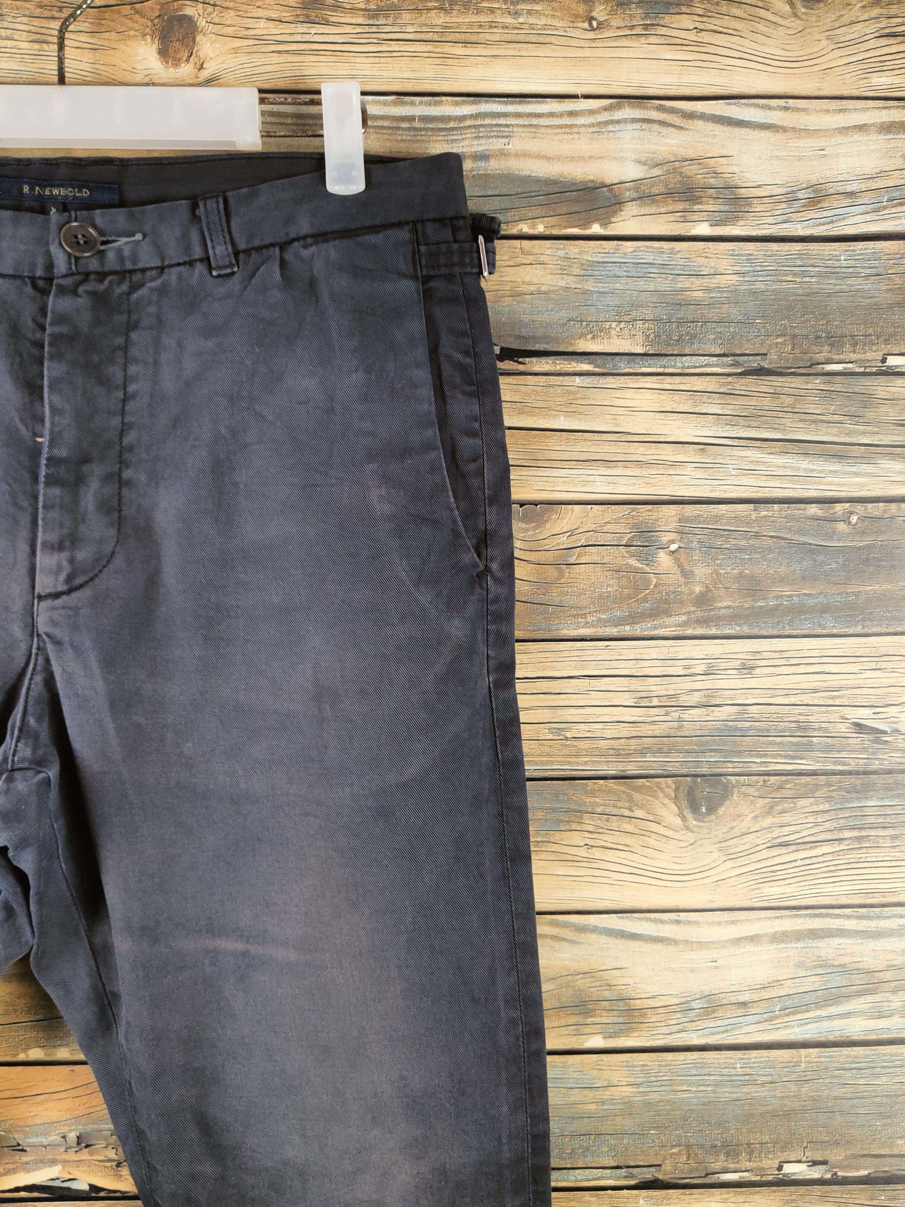 R.Newbold DL R.Newbold Dark Blue Multipocket Casual Pants #46-370 Size US 32 / EU 48 - 5 Thumbnail