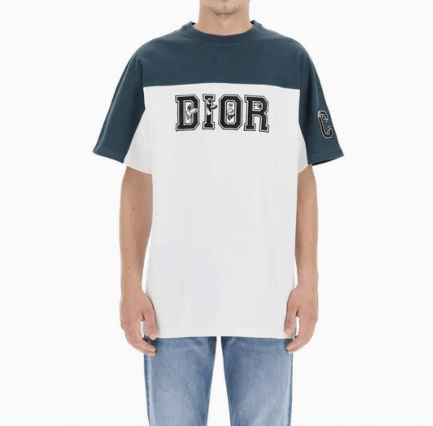 Dior x Kenny Scharf Logo Tee
