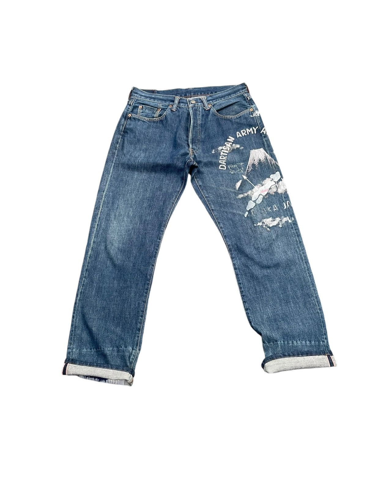 Japanese Brand × Studio D'Artisan × Vintage Vintage Selvedge Studio D Artistan 303 Size US 33 - 1 Thumbnail