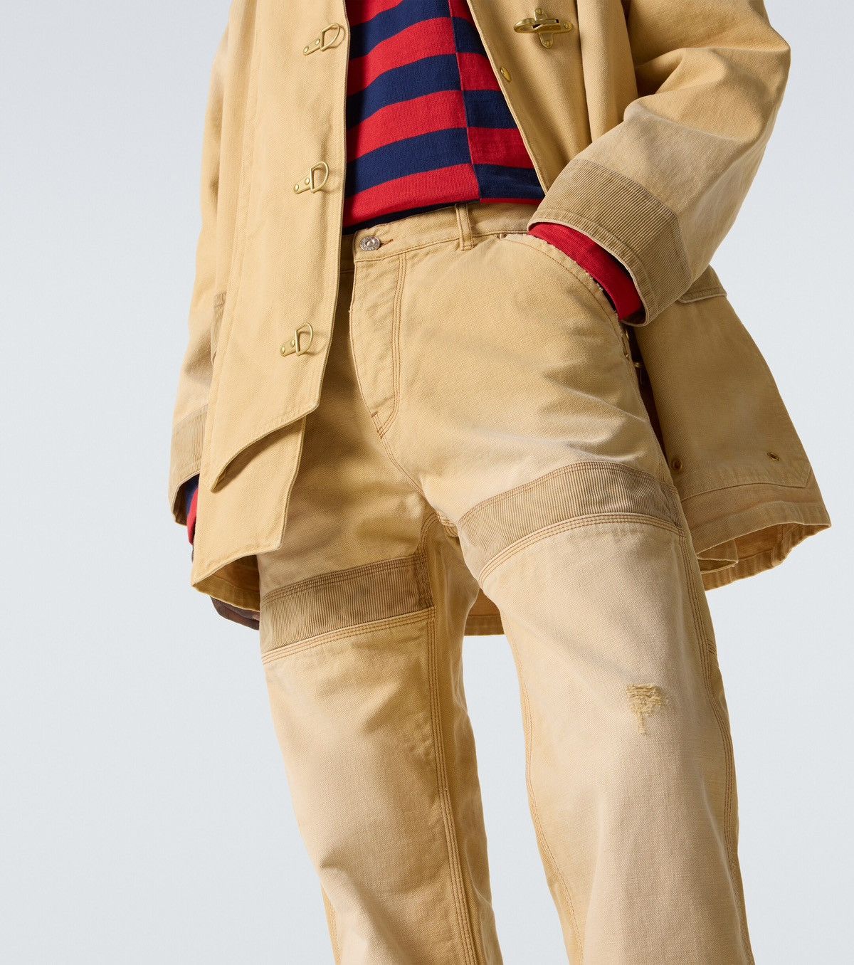 Wales Bonner Sand ‘Heavy Slub Canvas’ Sierra Pants Size US 34 / EU 50 - 18 Thumbnail
