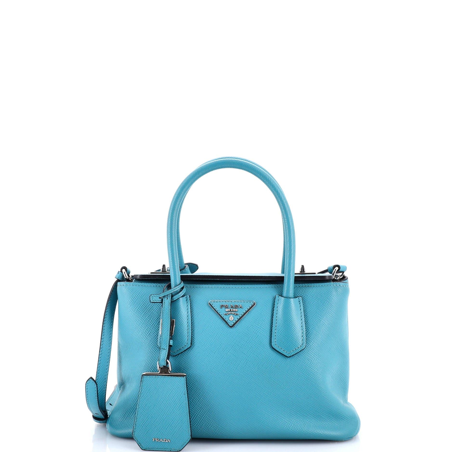 Prada Turnlock Cuir Twin Tote Size ONE SIZE - 1 Thumbnail