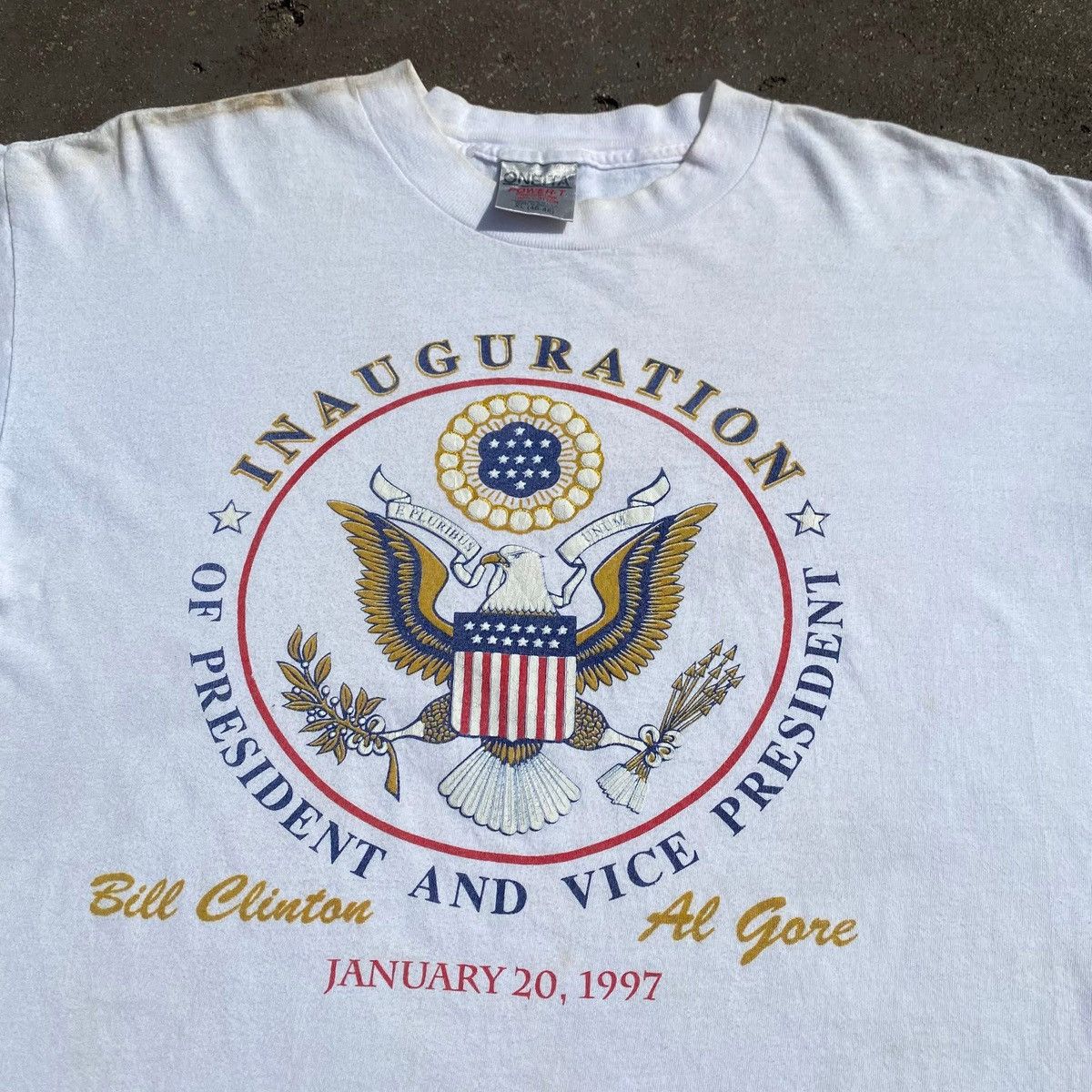 Vintage United States • Bill Clinton Size US XL / EU 56 / 4 - 2 Thumbnail