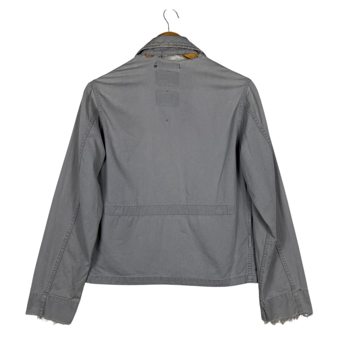 Helmut Lang 🔥 S00 Helmut Lang Distress Blouson Jacket Made In Italy Size US M / EU 48-50 / 2 - 4 Thumbnail