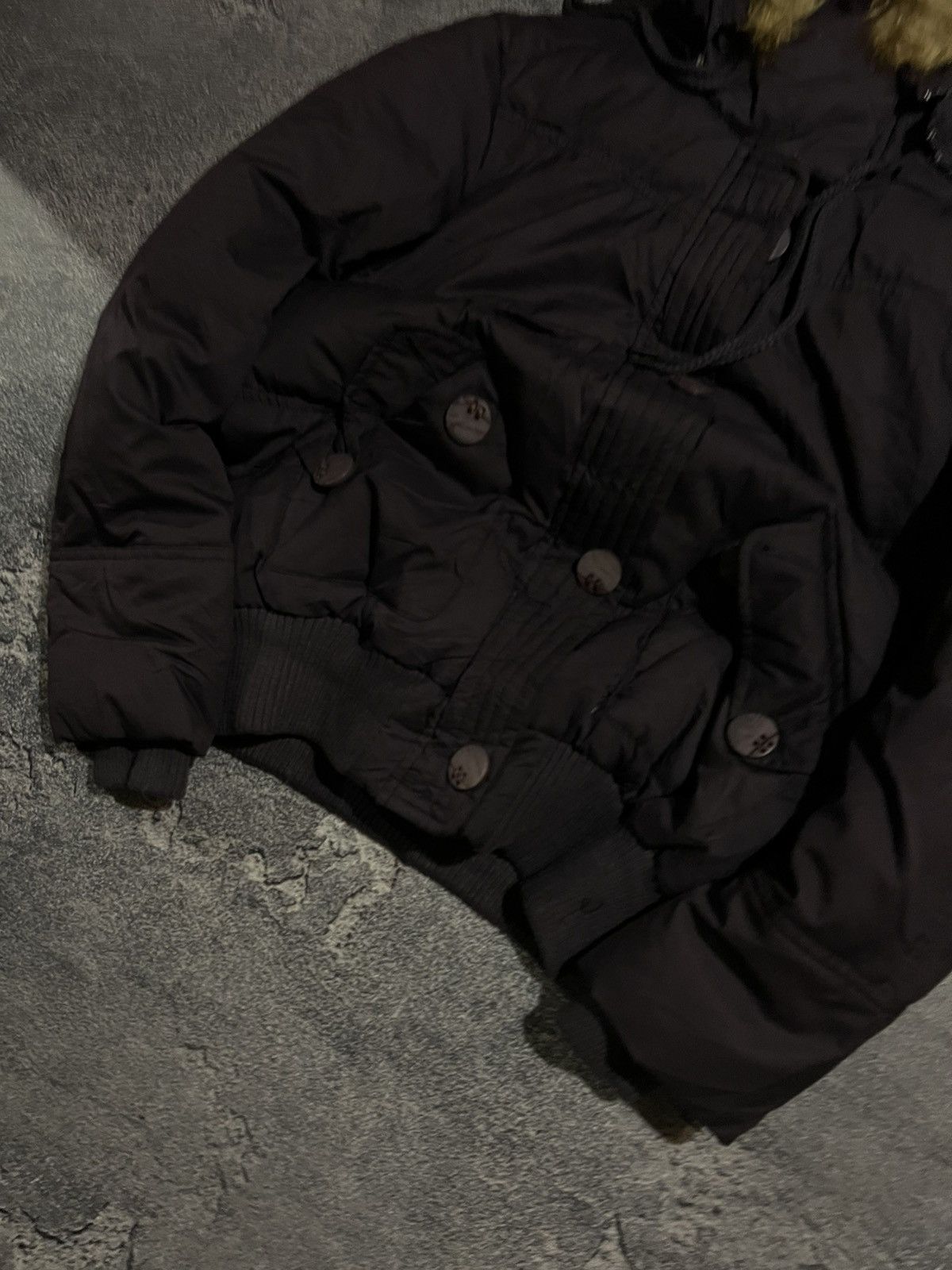 Japanese Brand Number Nine Style Nylon Glamour Bomber / Archive Darkwear 90 Size US S / EU 44-46 / 1 - 3 Thumbnail