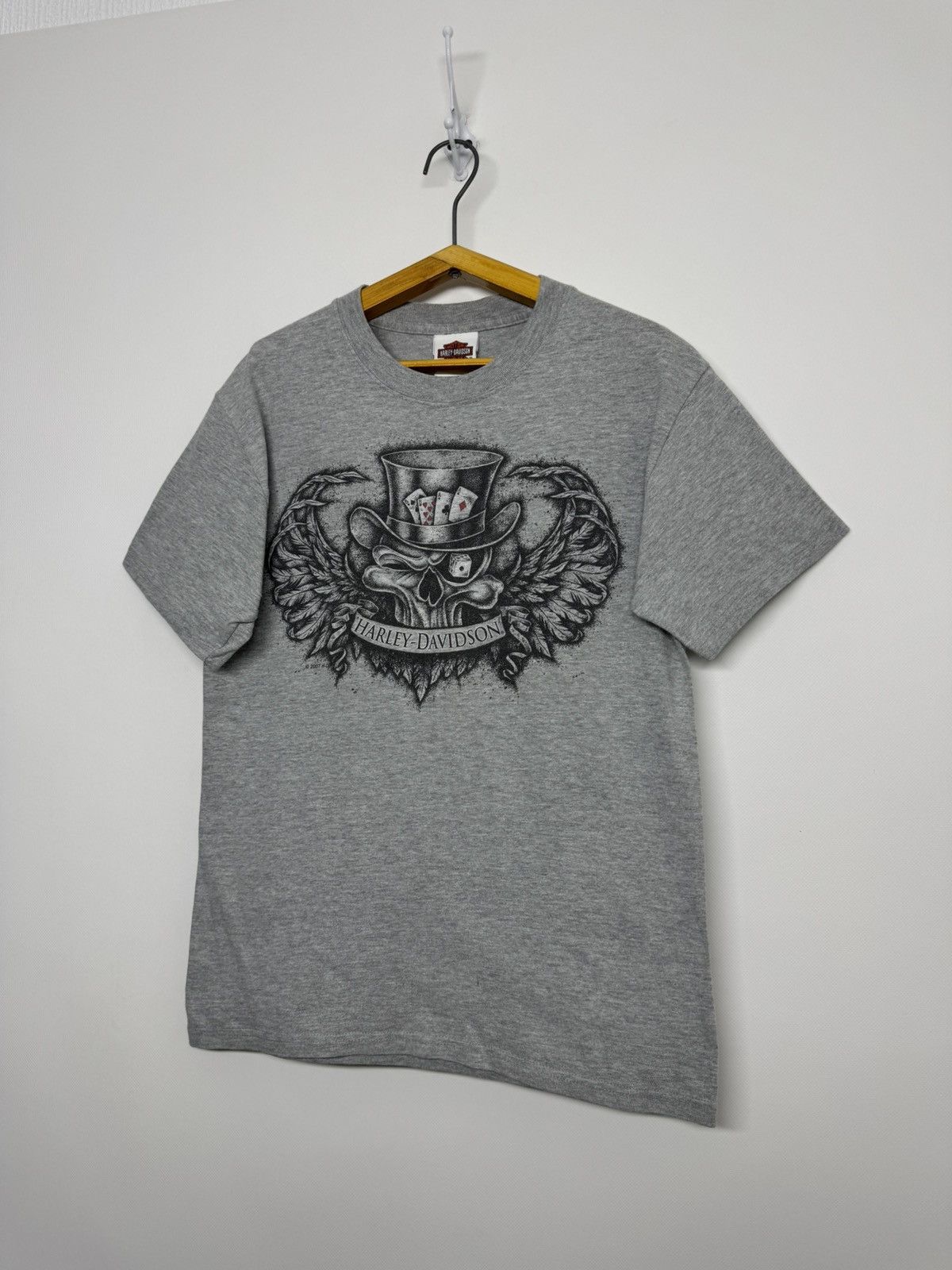 Harley Davidson Harley Davidson Vegas Distressed Stain Dead Mans Hand Skull Size US S / EU 44-46 / 1 - 5 Thumbnail