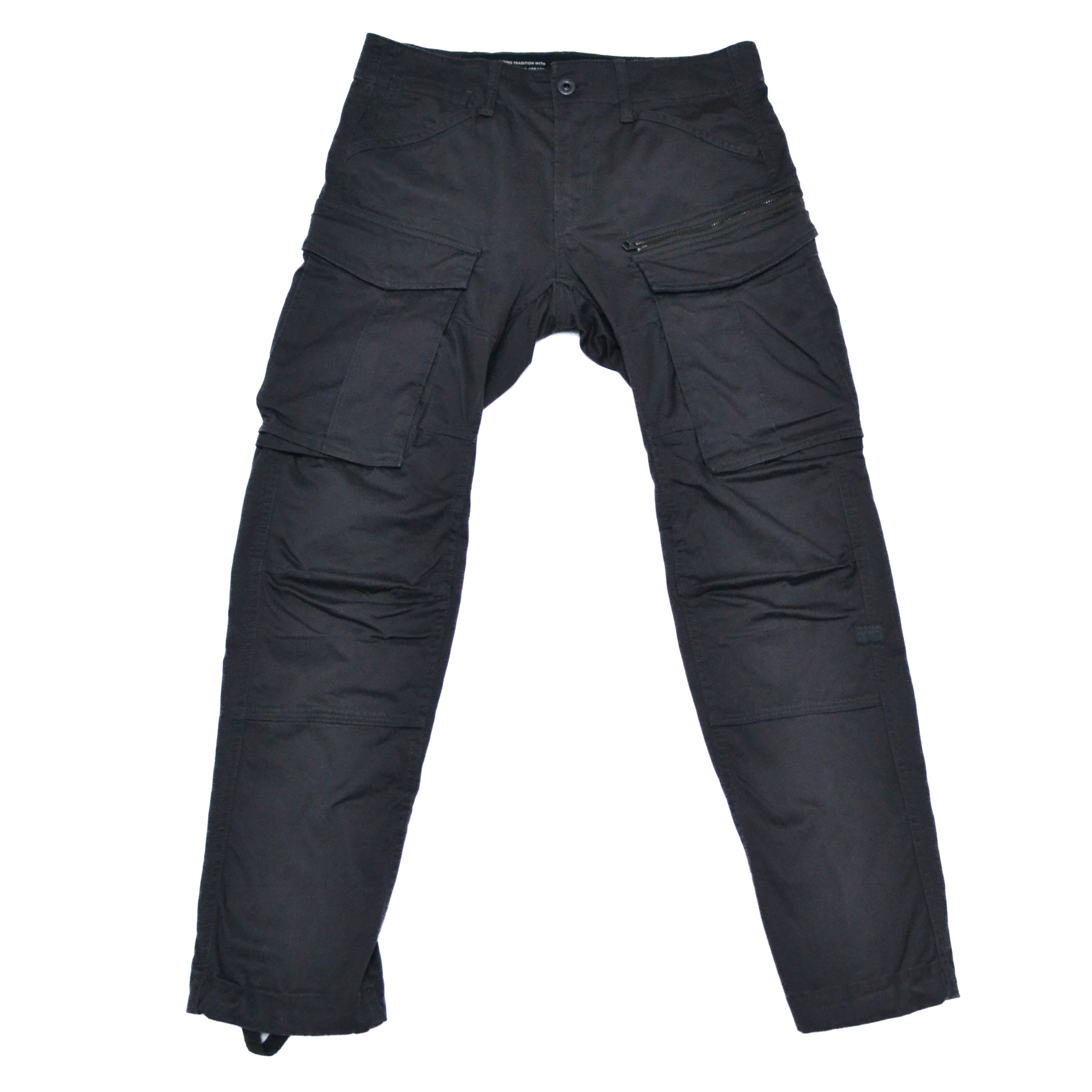 G-Star G-Star Rovic Zip 3D Straight Gray Cargo Men’s Trousers Pants Size US 31 - 1 Thumbnail