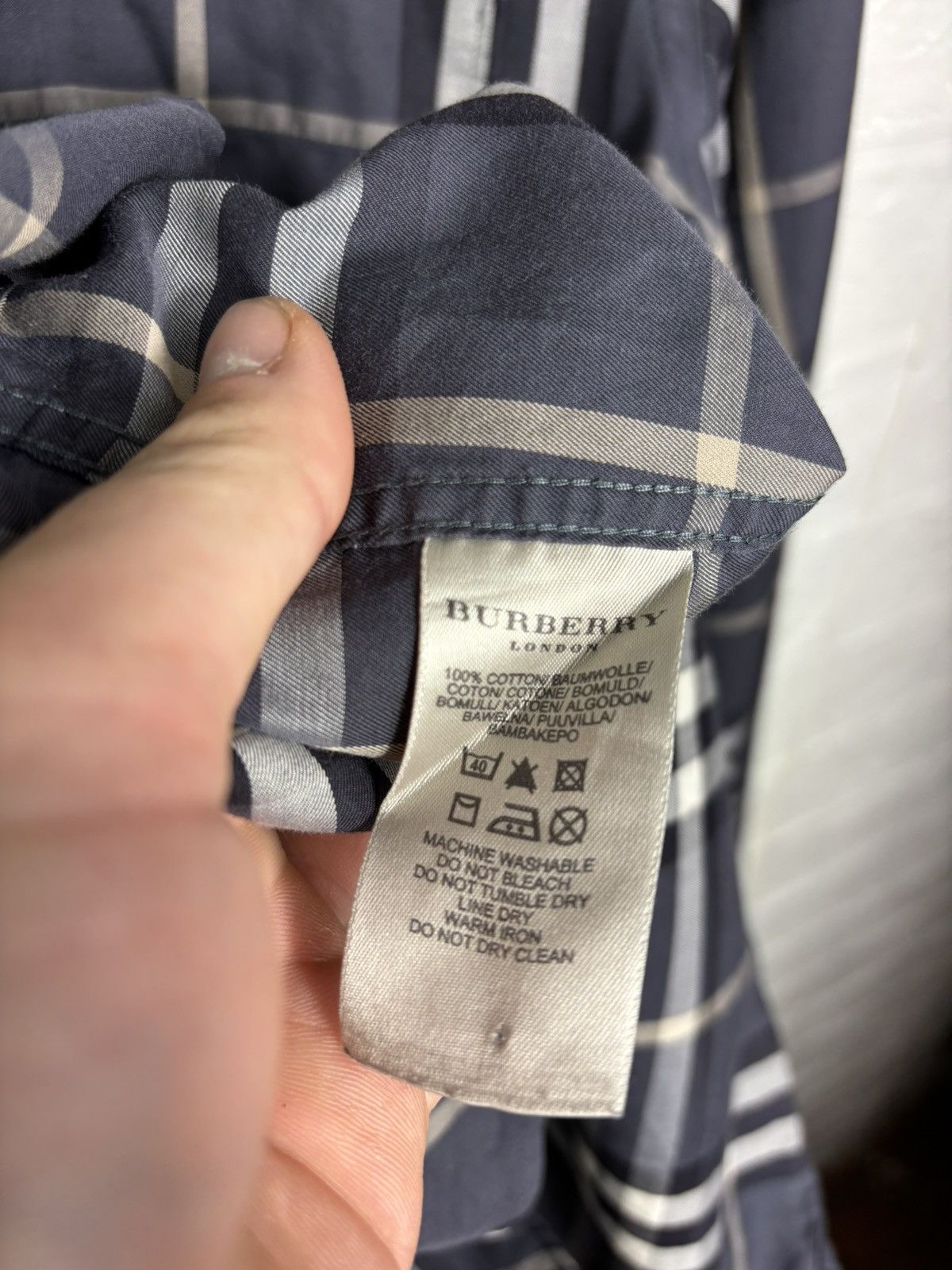 Burberry Burberry London Nova Check Long Sleeve Shirt Size M Size US M / EU 48-50 / 2 - 10 Thumbnail