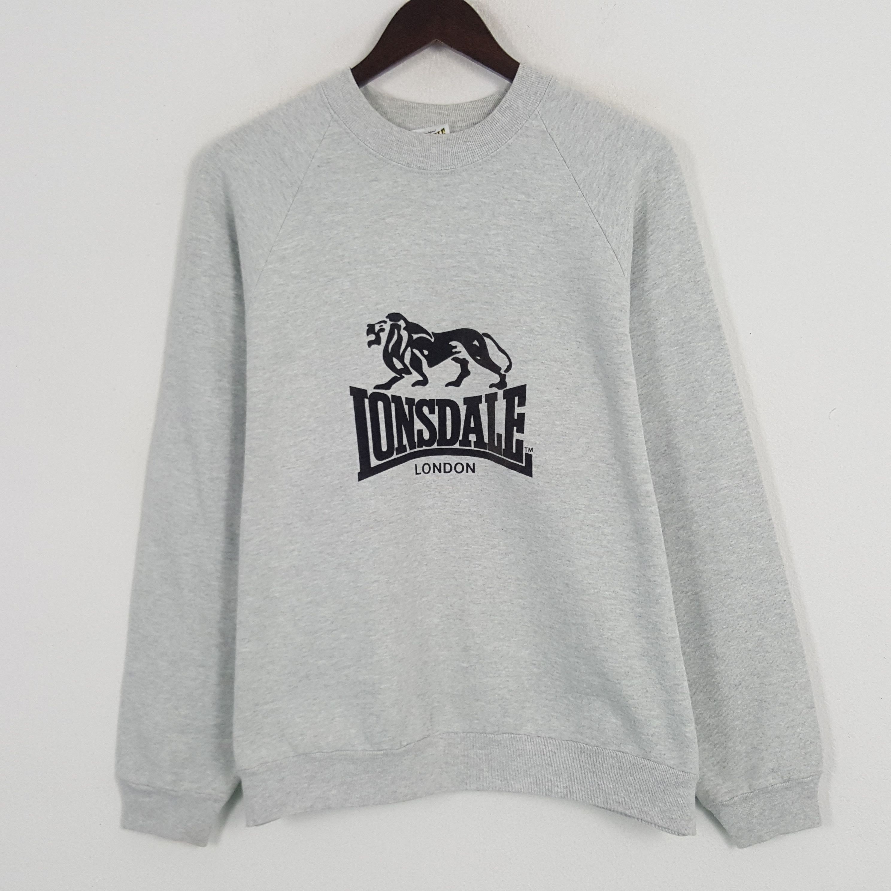 Lonsdale × Vintage Vintage Lonsdale London Sweatshirt Size US L / EU 52-54 / 3 - 1 Thumbnail