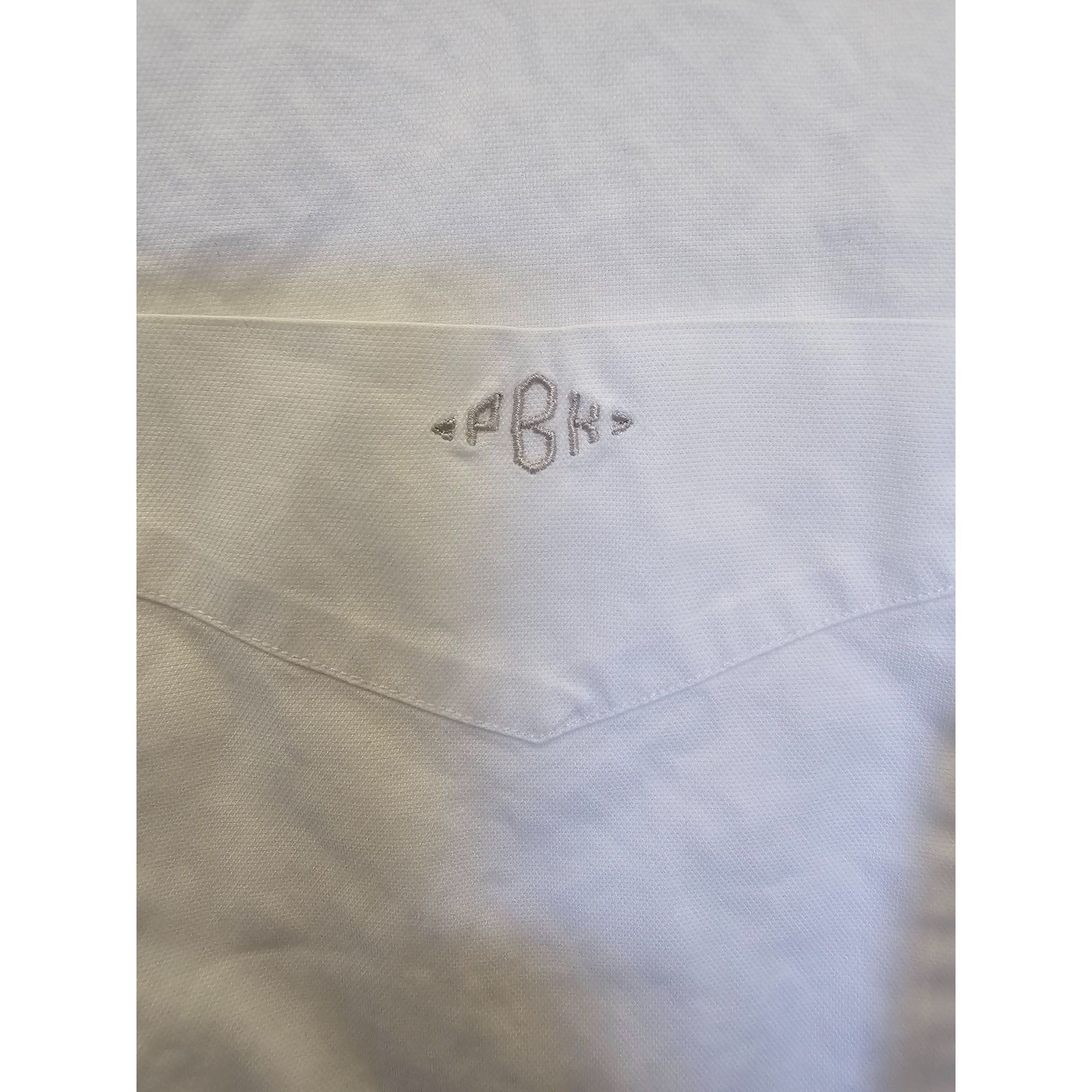 Paul Fredrick Paul Fredrick Men's White Dress Shirt 17.5-33 Trim Fit 100% Size US XL / EU 56 / 4 - 3 Thumbnail