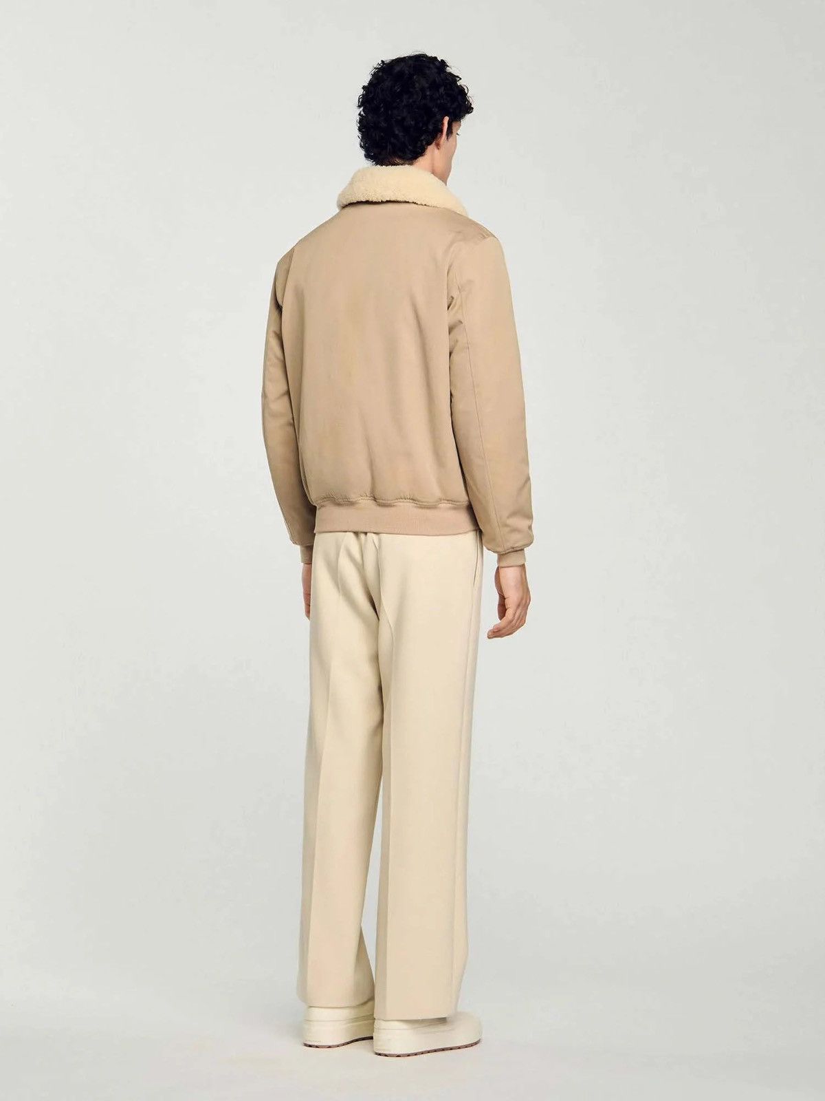 Sandro Sandro Wool Aviator Jacket Size US S / EU 44-46 / 1 - 3 Thumbnail