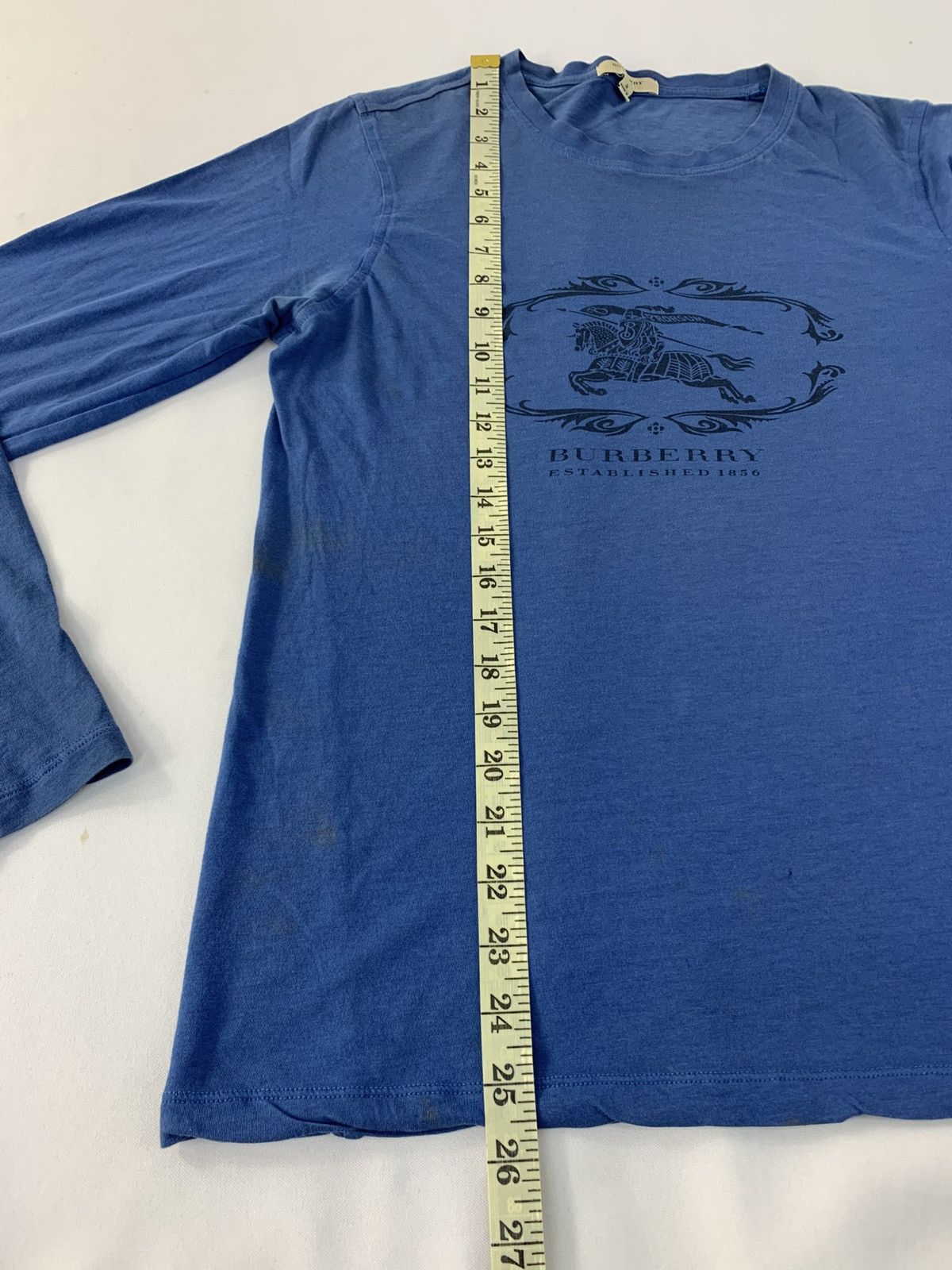 Burberry Burberry London Big Logo Crewneck Longsleeve printed Tee Size US S / EU 44-46 / 1 - 8 Thumbnail