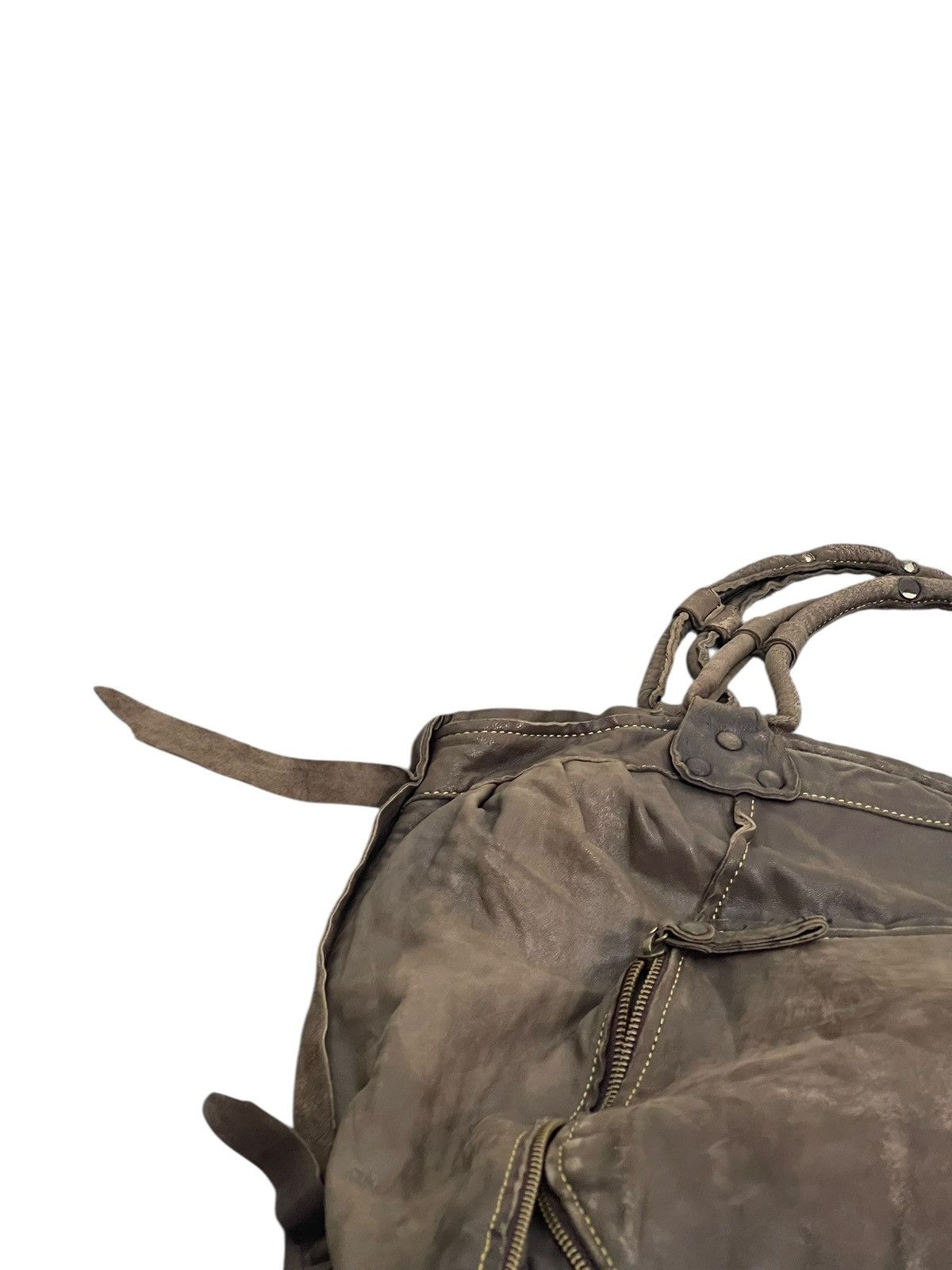 Genuine Leather Full Leather Ellen Tracy Tote Shoulder Large Bag 7🟩 Size ONE SIZE - 15 Thumbnail