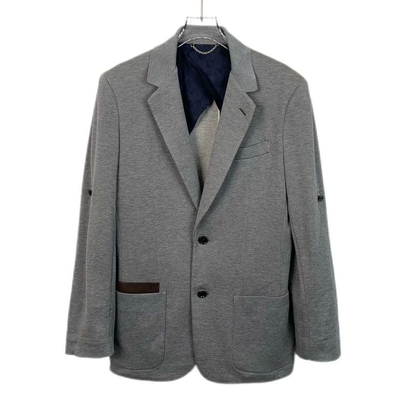 Louis Vuitton Louis Vuitton Grey cotton lapel single-breasted long-sleev Size US S / EU 44-46 / 1 - 1 Thumbnail