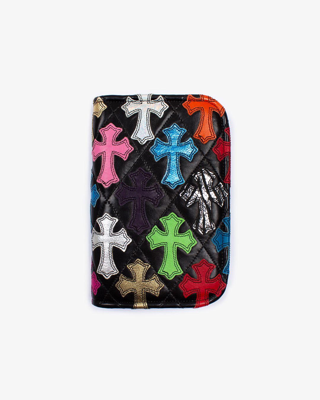 Chrome Hearts CHROME HEARTS MULTI CROSS PATCH ZIP WALLET Size ONE SIZE - 1 Thumbnail