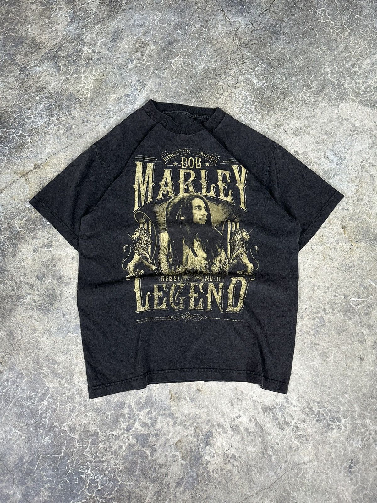 Bob Marley × Vintage Vintage Bob Marley Tee Size US M / EU 48-50 / 2 - 1 Thumbnail