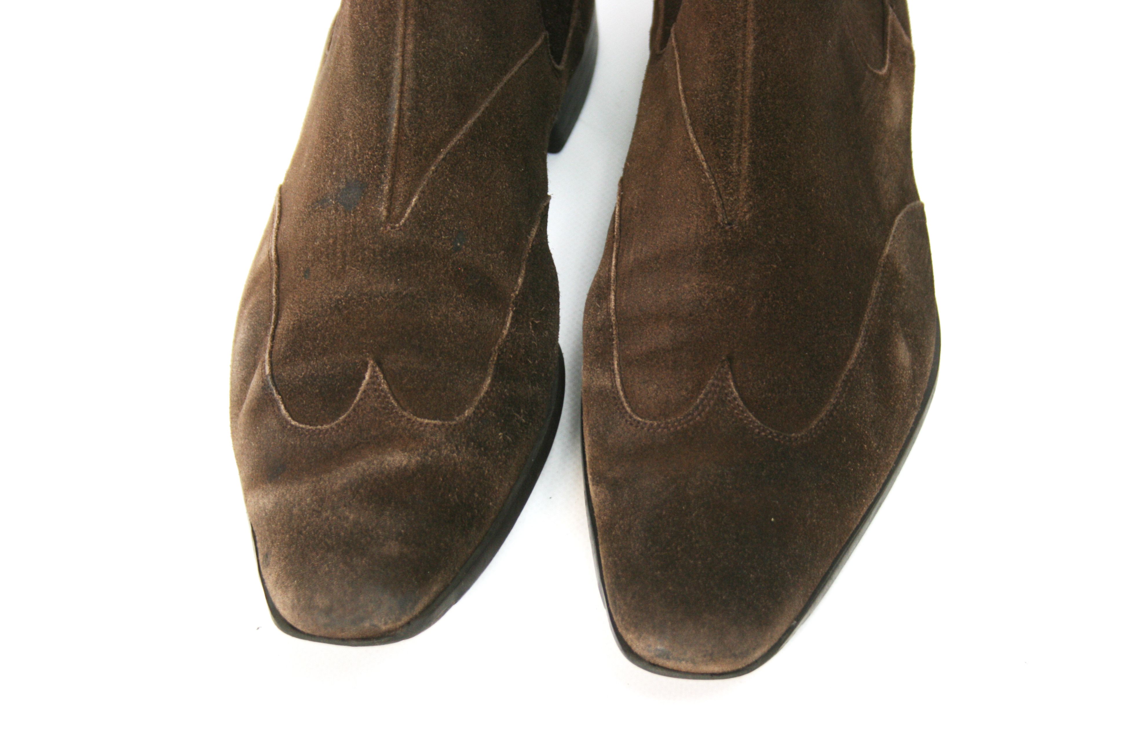 Santoni Suede Chelsea Boots Size US 9.5 / EU 42-43 - 5 Thumbnail
