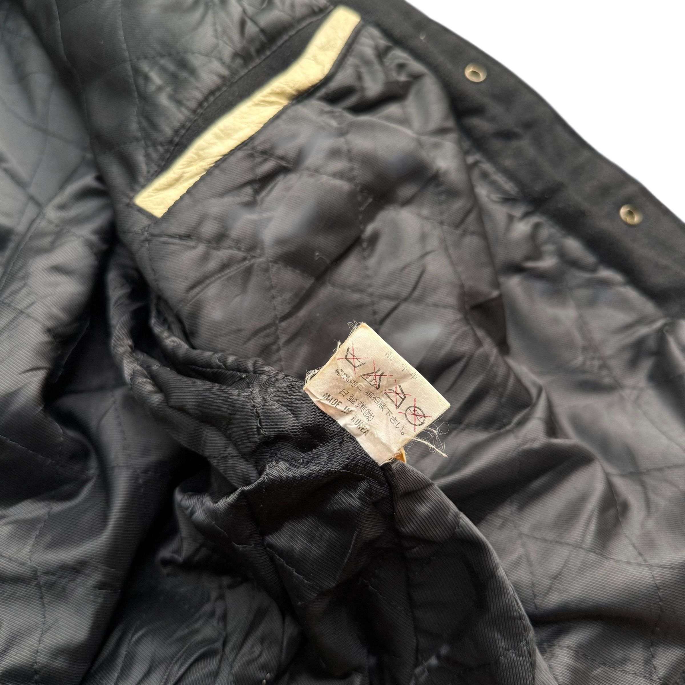 Chaps Chaps Vintage 1978 Ralph Lauren Wool Leather Varsity Jacket Size US L / EU 52-54 / 3 - 12 Thumbnail
