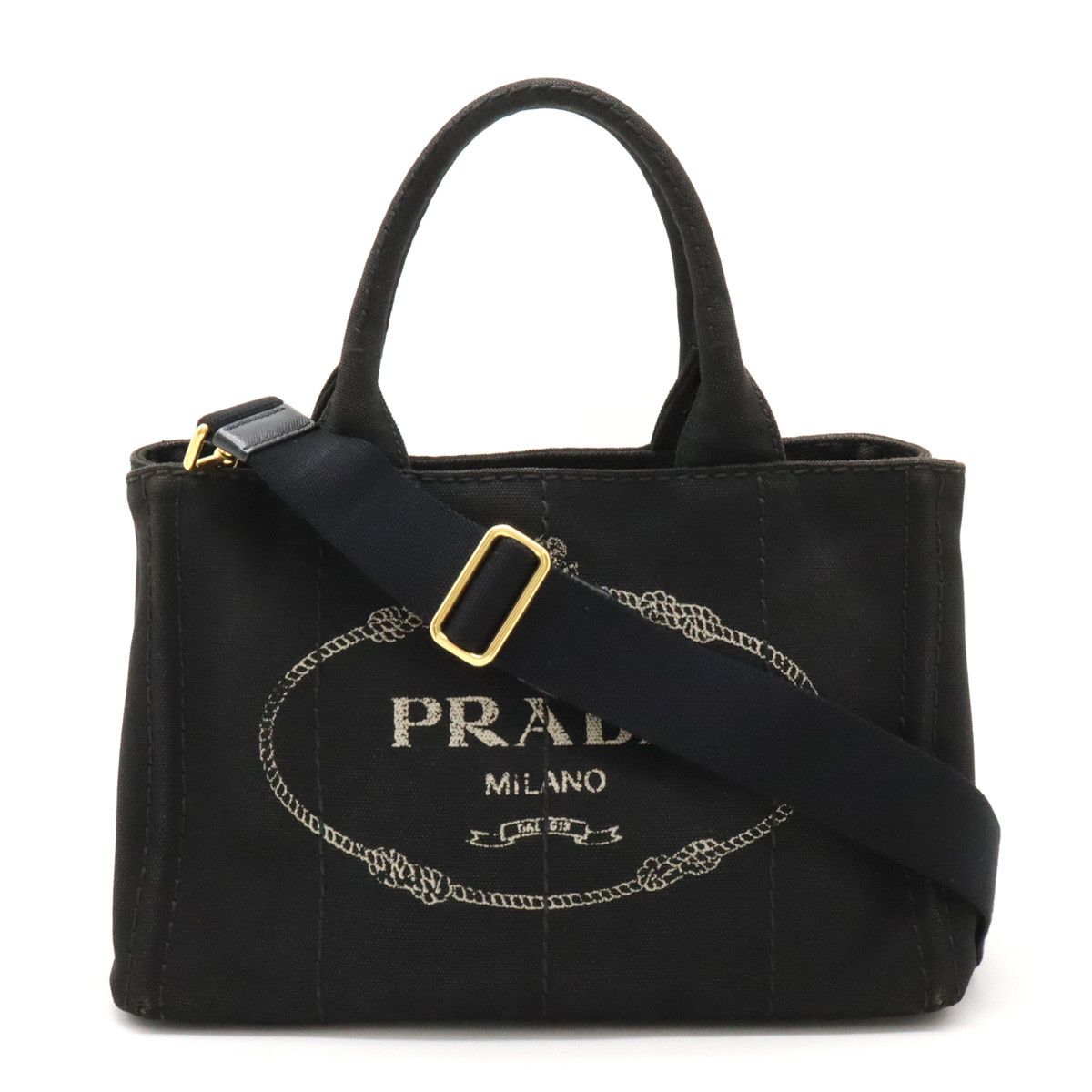 Prada Prada Prada CANAPA Canvas Tote Bag 1BG439 Canvas Tote Bag 1BG439 in Very Good Condition Size ONE SIZE - 1 Thumbnail