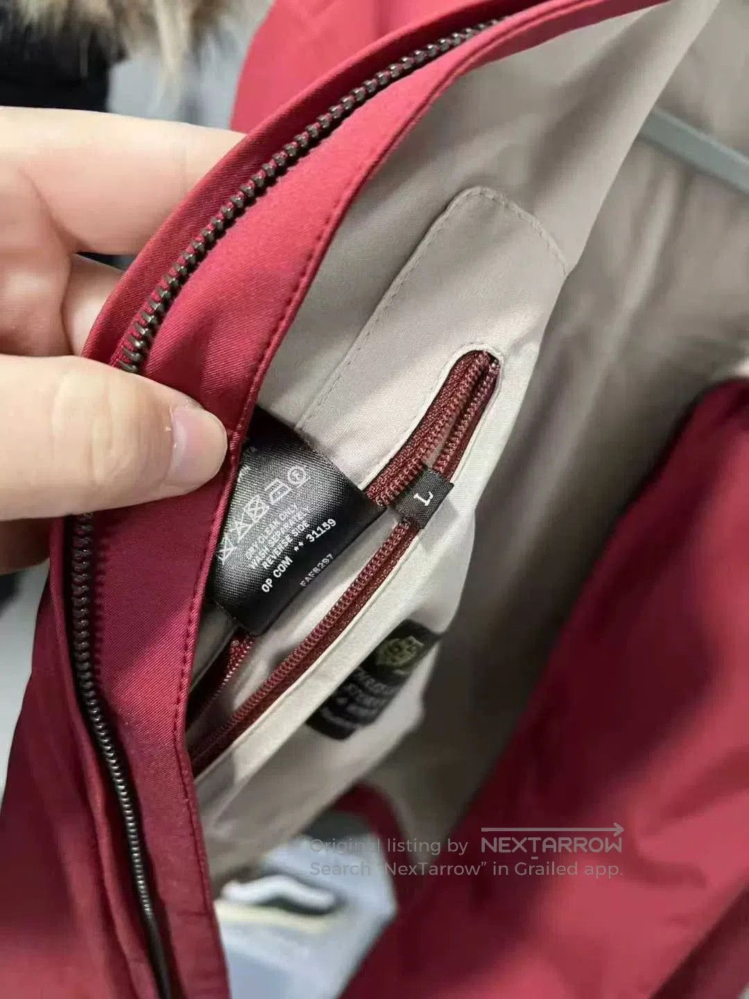 Loro Piana red zip-up jacket from Loro Piana. Size US L / EU 52-54 / 3 - 5 Thumbnail