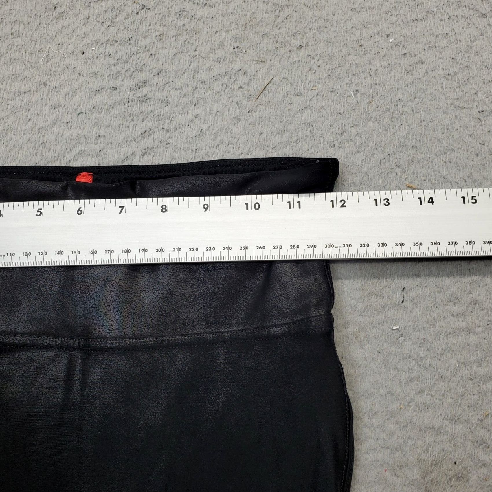 Spanx Spanx Leggings Womens Small Black Sparkly Stretch Low Rise Elastic Waist Pull On Size 28" / US 6 / IT 42 - 5 Thumbnail