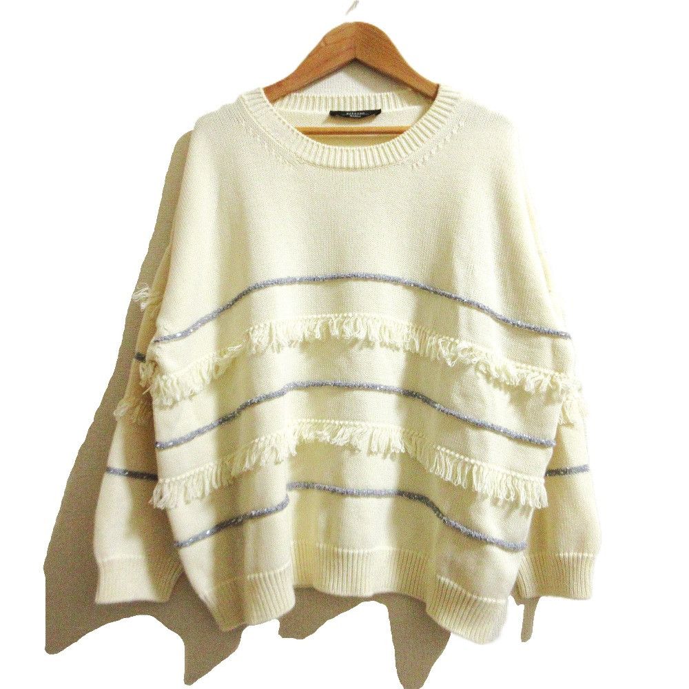 Max Mara MaxMara Weekend Max Mara Fringe Knit Sweater Textile Tops DUTY FREE for USA Size ONE SIZE - 1 Thumbnail