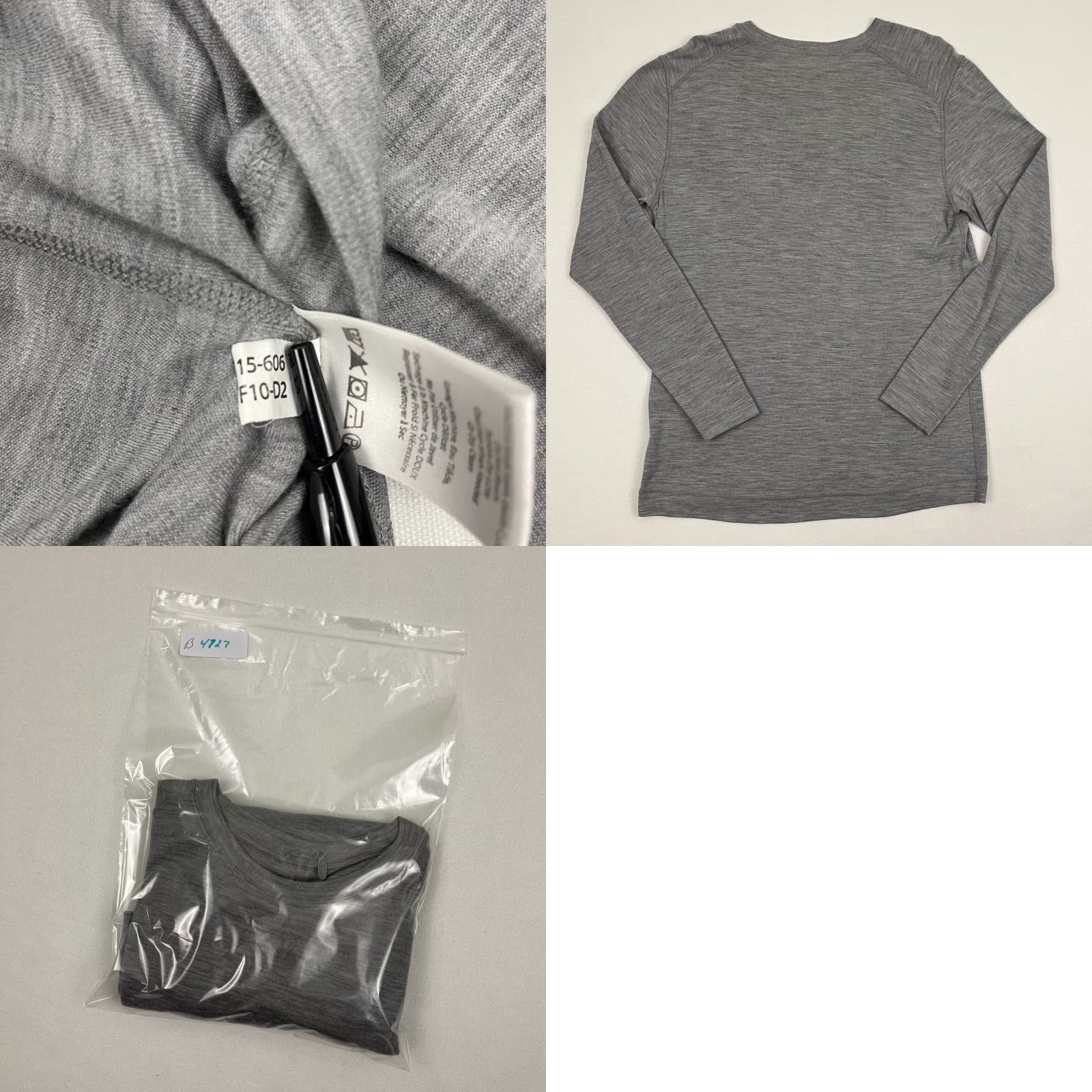 Smartwool SmartWool Merino Wool Shirt Mens XL Gray Base Layer Hiking Outdoors Gorpcore Logo Size US XL / EU 56 / 4 - 8 Thumbnail
