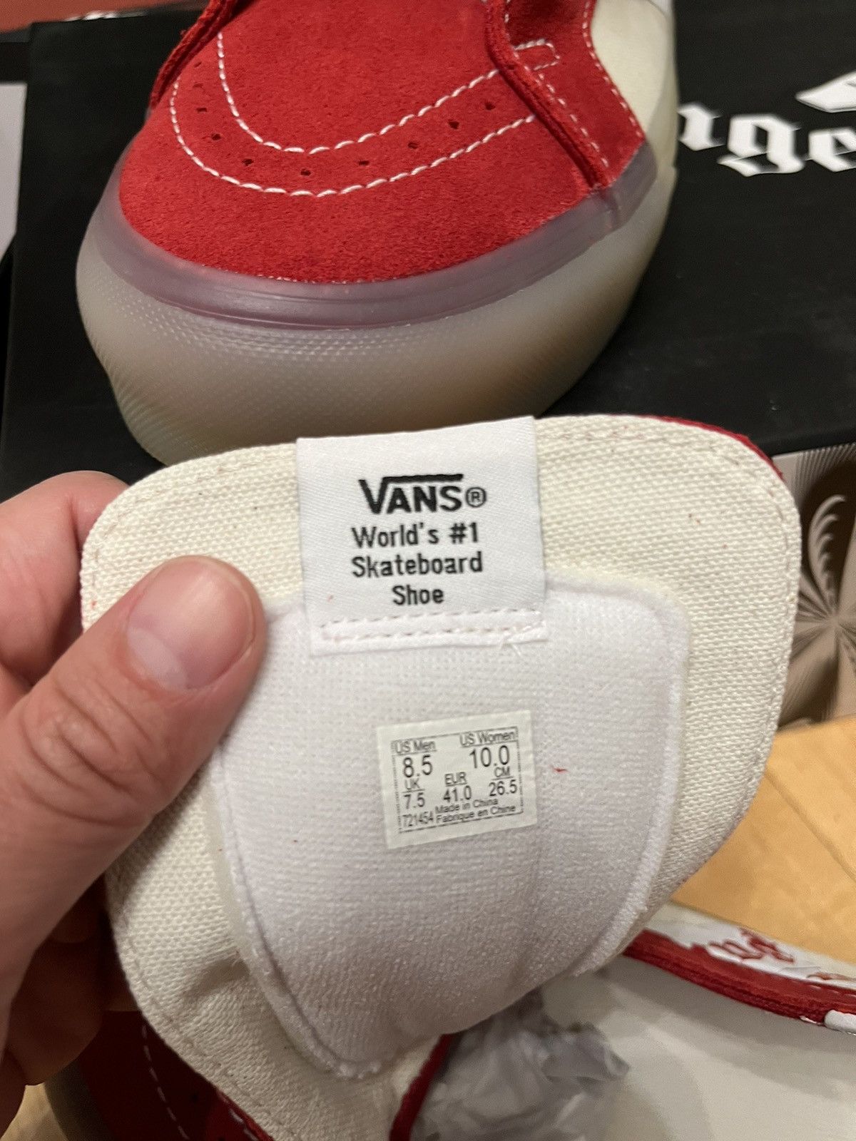 Palm Angels × Vans Never worn Palm angels vans hi tops Size US 8.5 / EU 41-42 - 6 Thumbnail