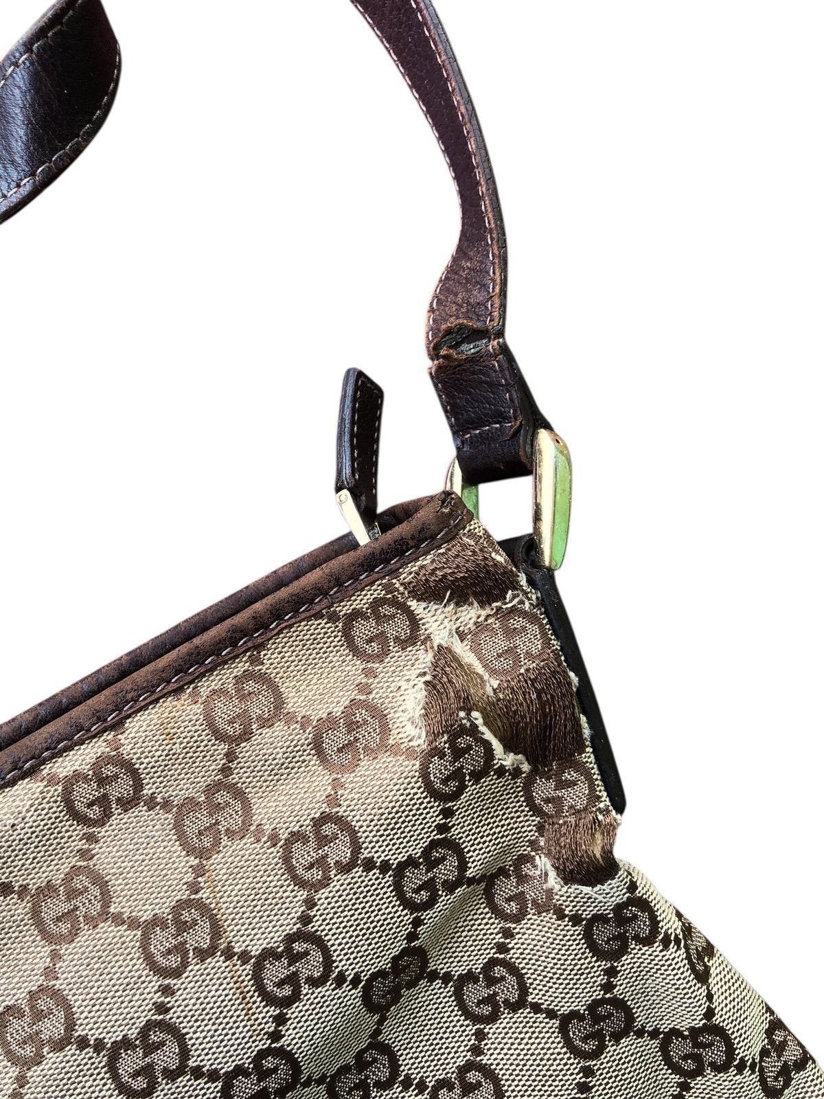 Gucci GUCCI GG 131326 Canvas Shoulder Crossbody Bag Vintage 00s Size ONE SIZE - 7 Thumbnail