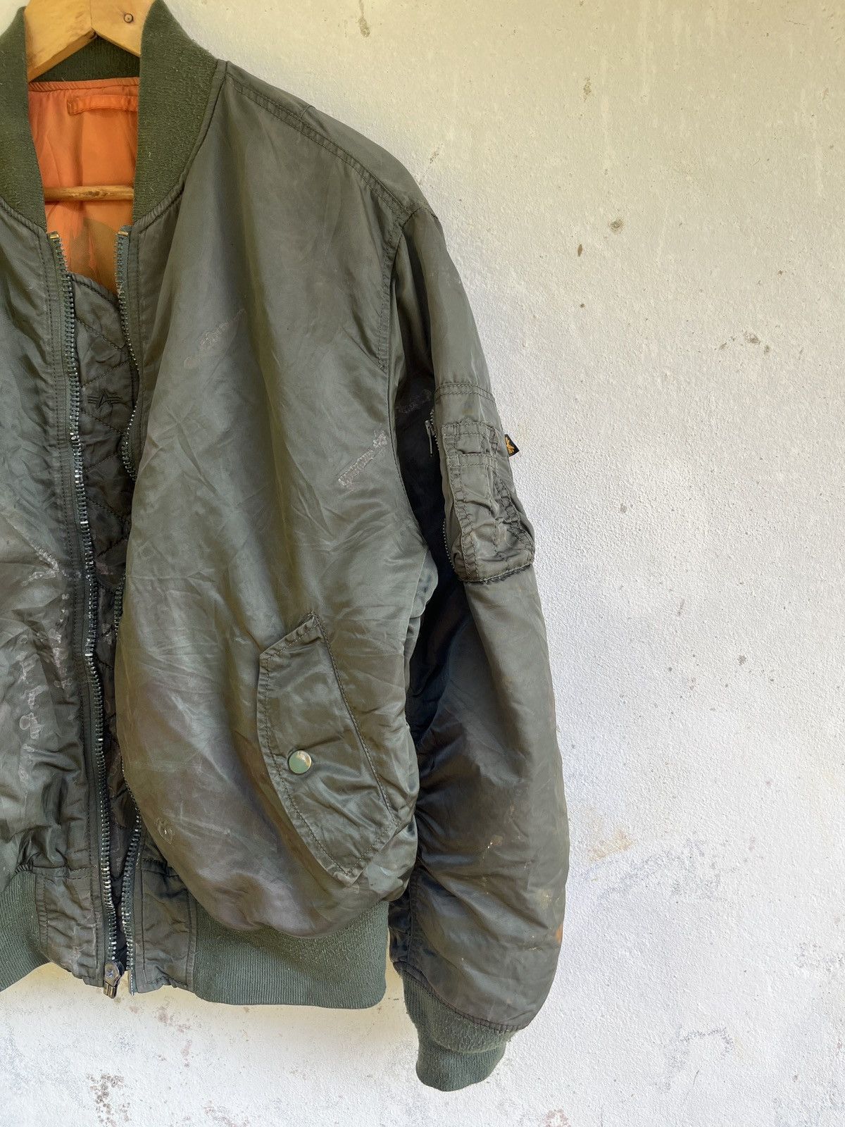 Alpha Industries 🪖VINTAGE ALPHA INDUSTRIES JACKET🪖 Size US L / EU 52-54 / 3 - 5 Thumbnail