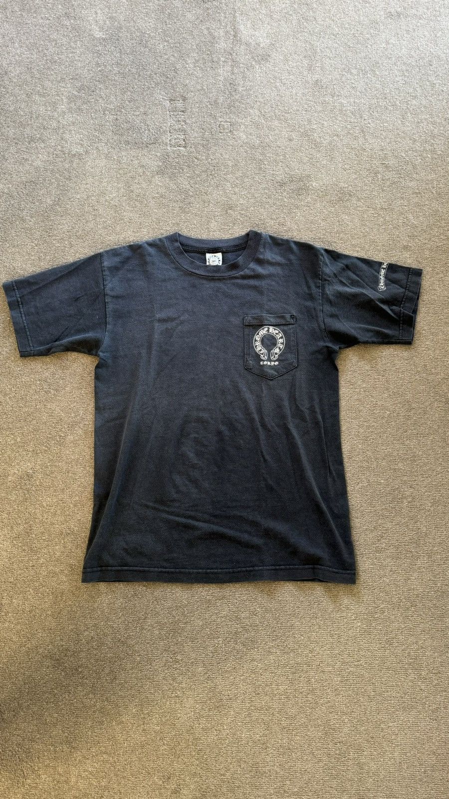 image of Chrome Hearts Tokyo Exclusive Black Tee, Men's (Size Medium)