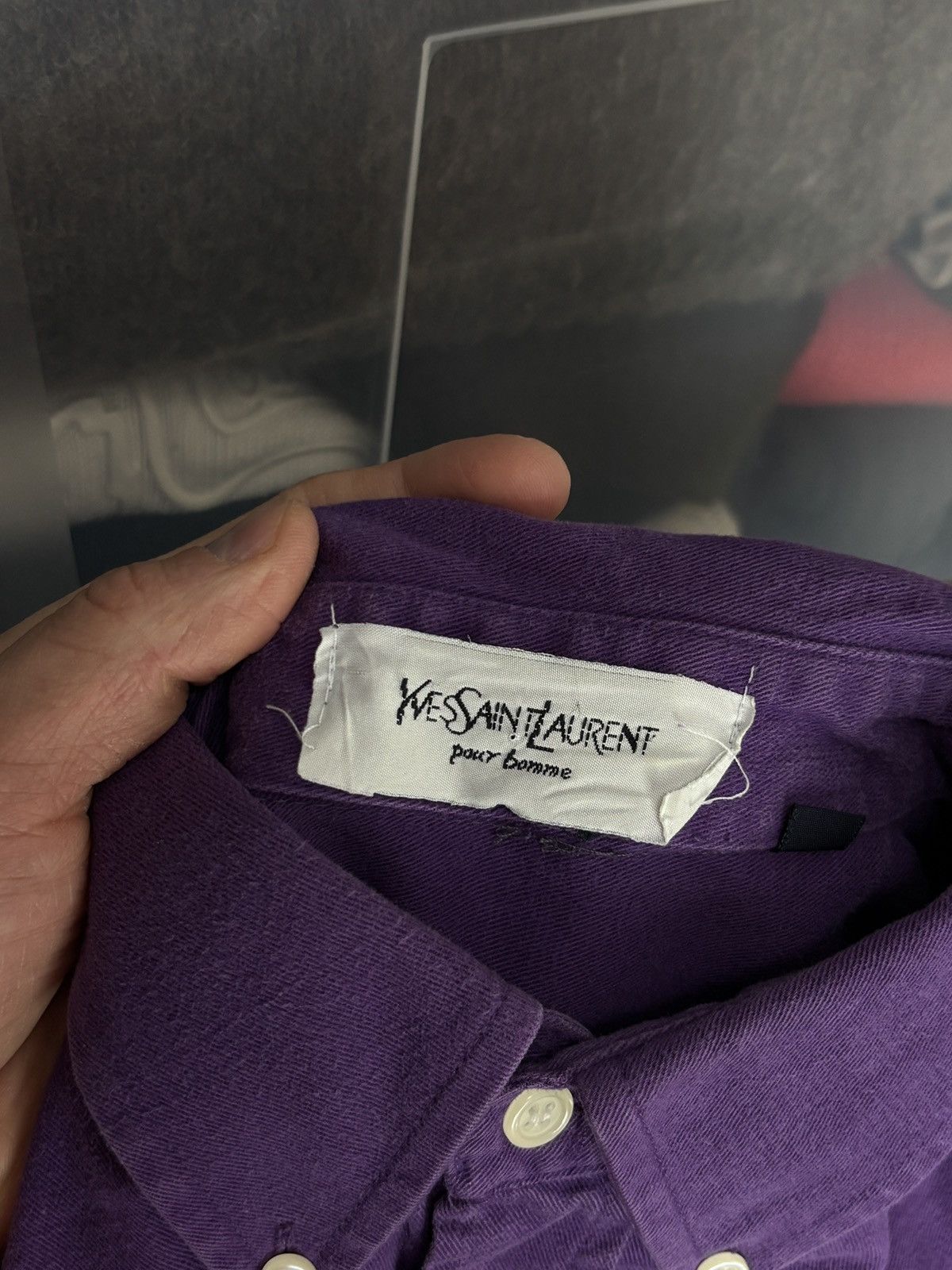 Yves Saint Laurent Yves Saint Laurent Archive YSL Button Up Vintage 80s Shirt Size US M / EU 48-50 / 2 - 11 Thumbnail