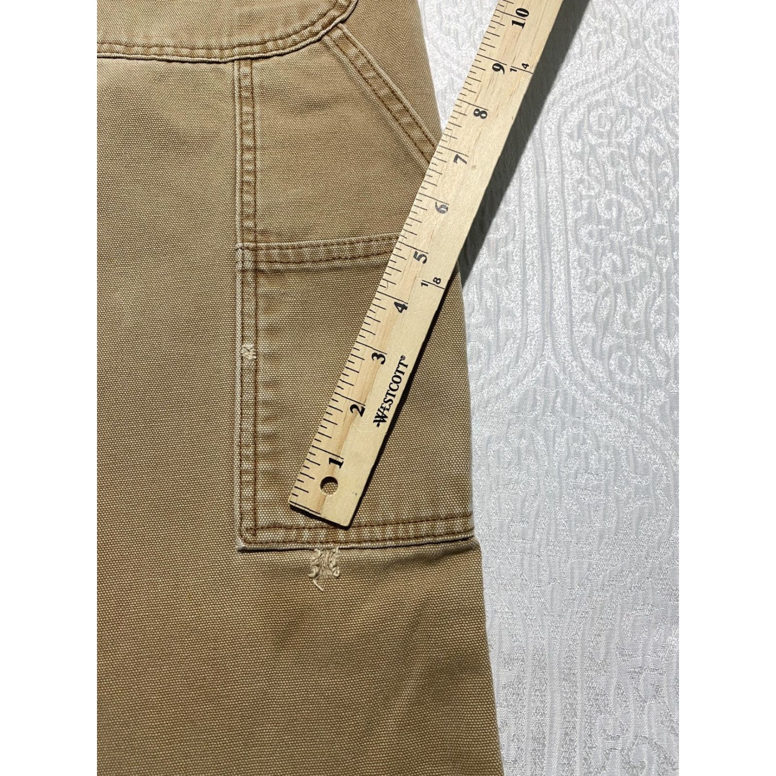 Dickies Dickies Carpenter Pants Mens 38x32 Brown Duck Canvas Workwear DU258 Lined Insulated Pockets Size US 38 / EU 54 - 5 Thumbnail